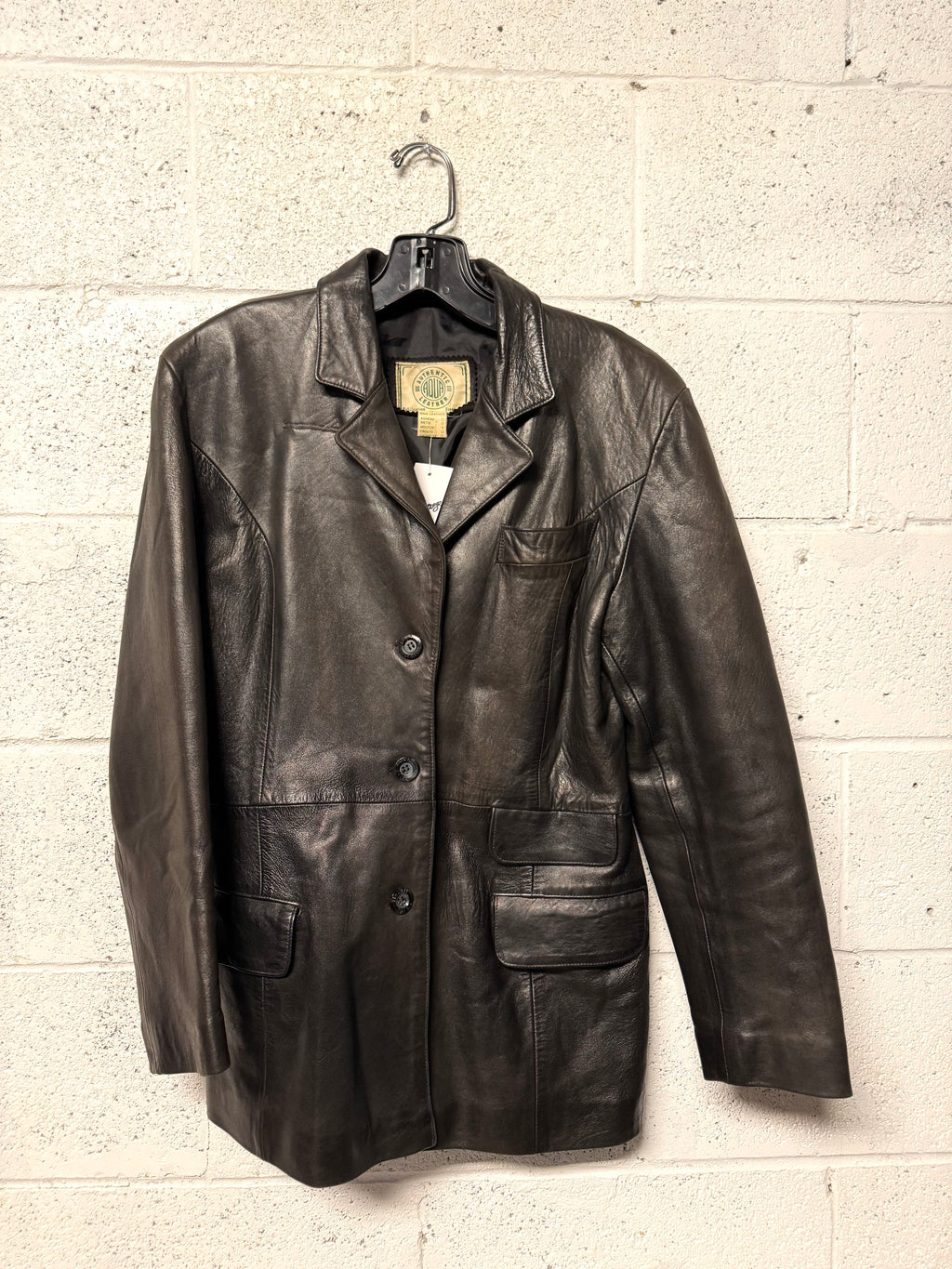 Veste en Cuir Aqua