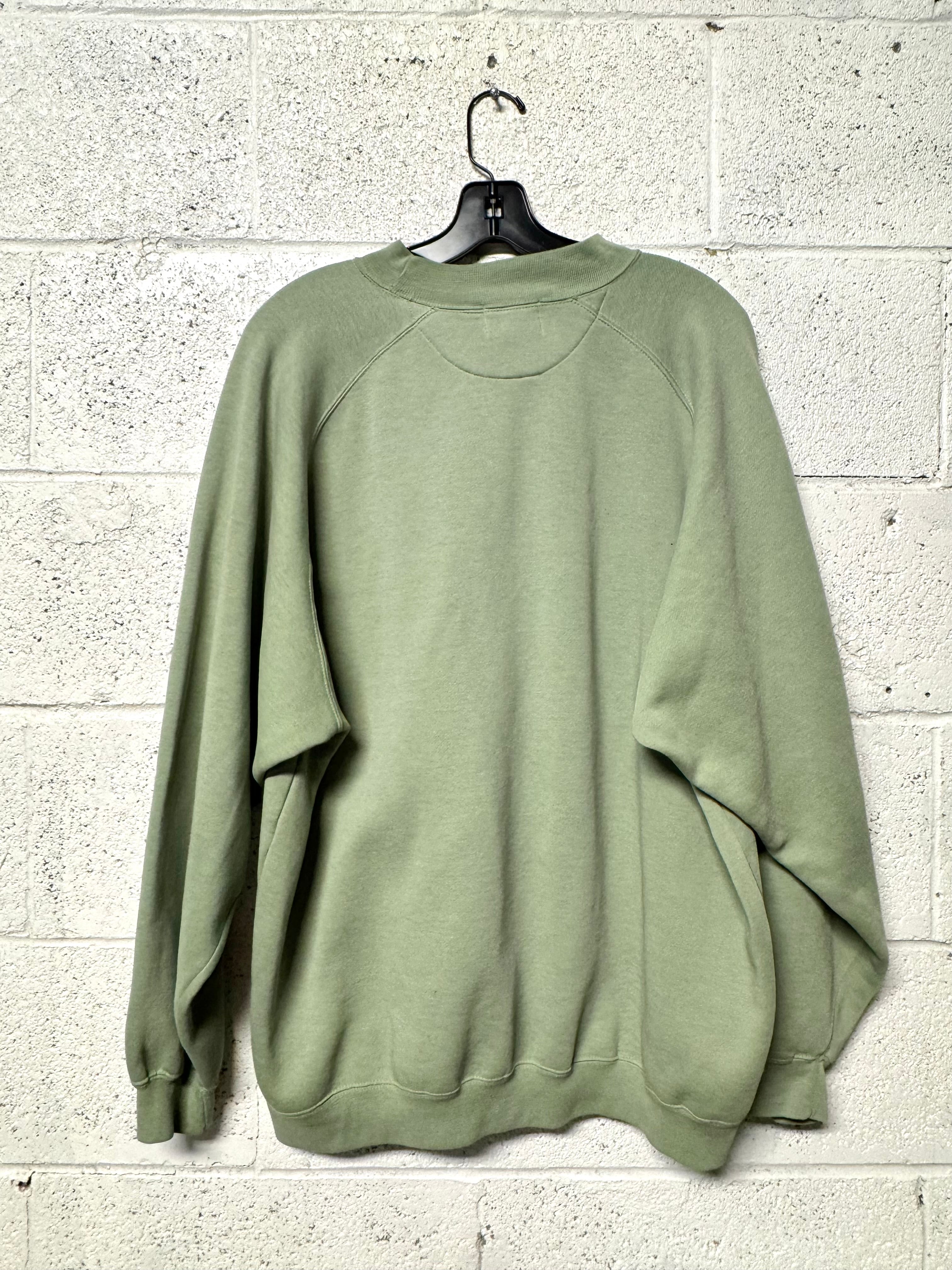 Coton ouaté vert broderie hivernale Naf Naf