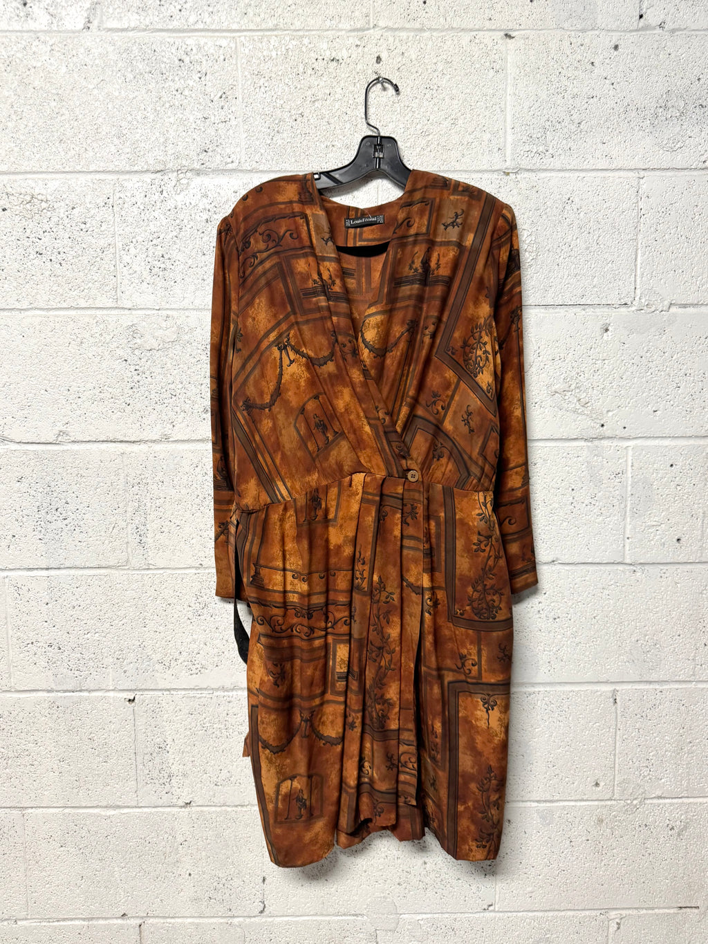 Robe Imprimé baroque marron Louis Féraud