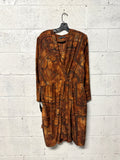 Robe Imprimé baroque marron Louis Féraud