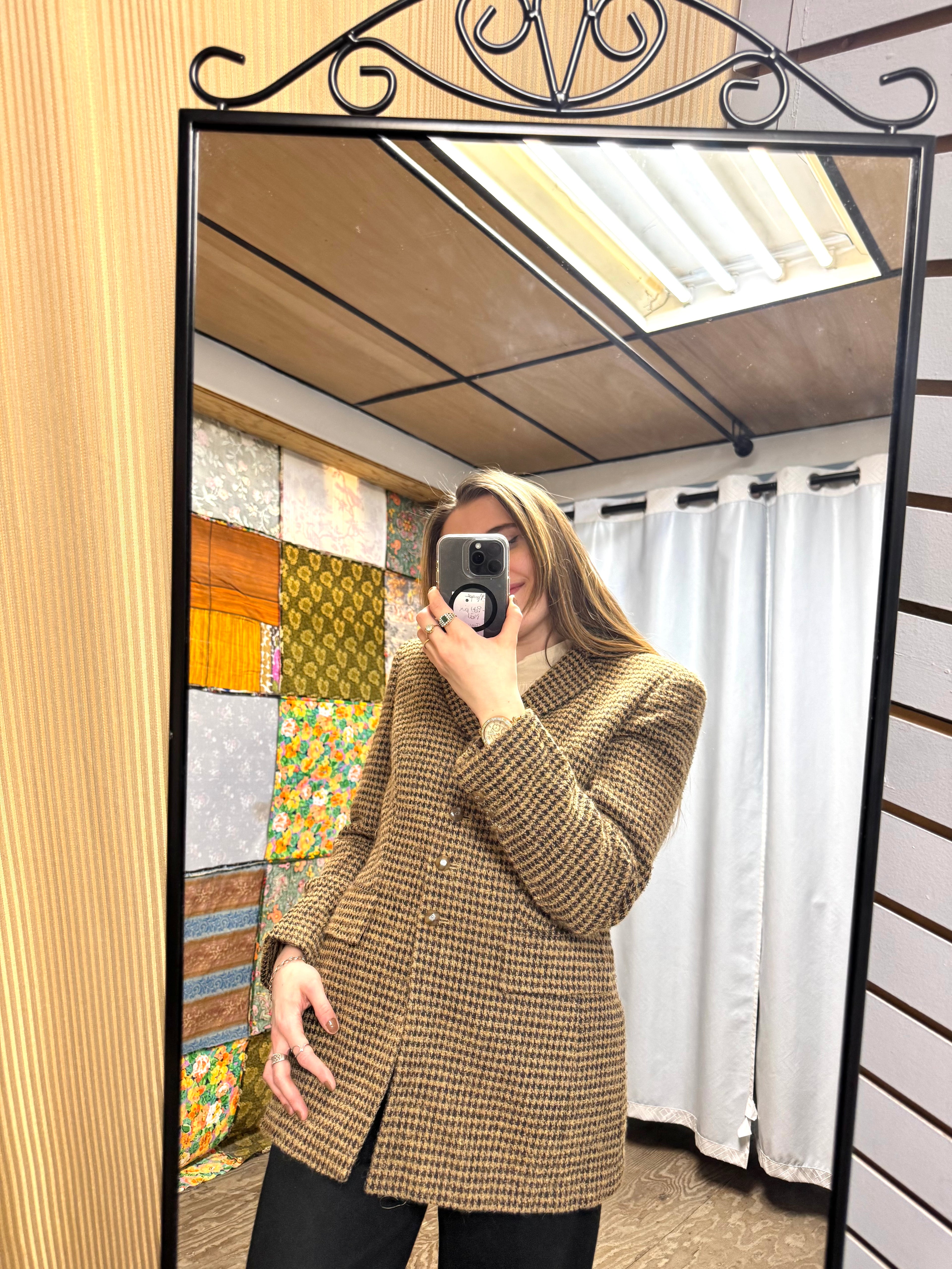 Veste Escada Motif pied de poule