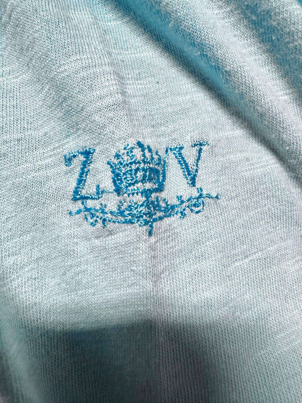 Manche longue effet tie and dye bleu Y2K Zadig & Voltaire