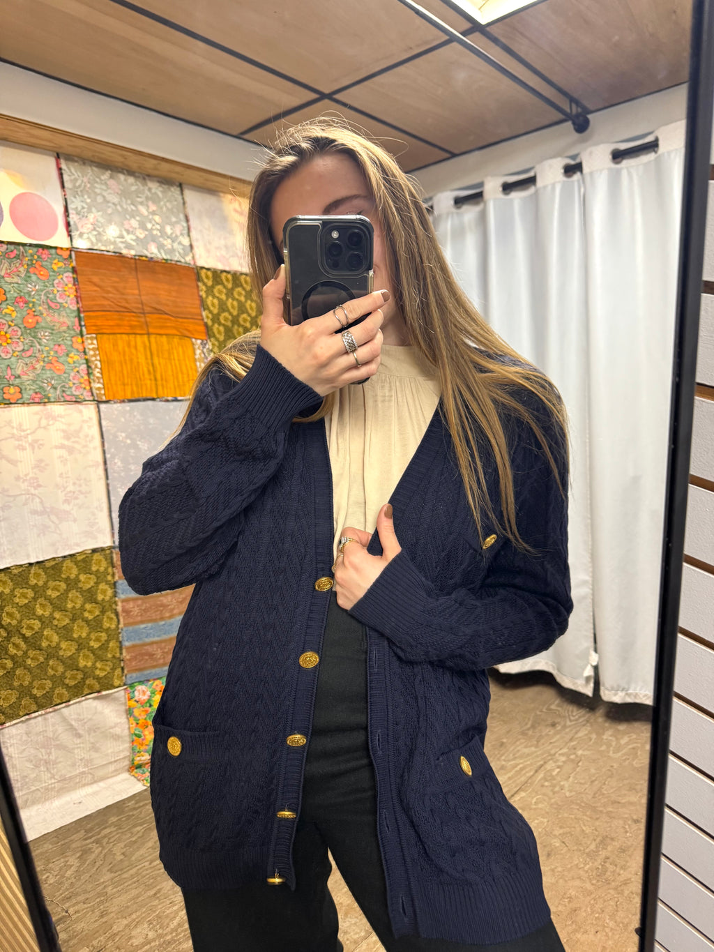 Gilet bleu marine Céline Paris