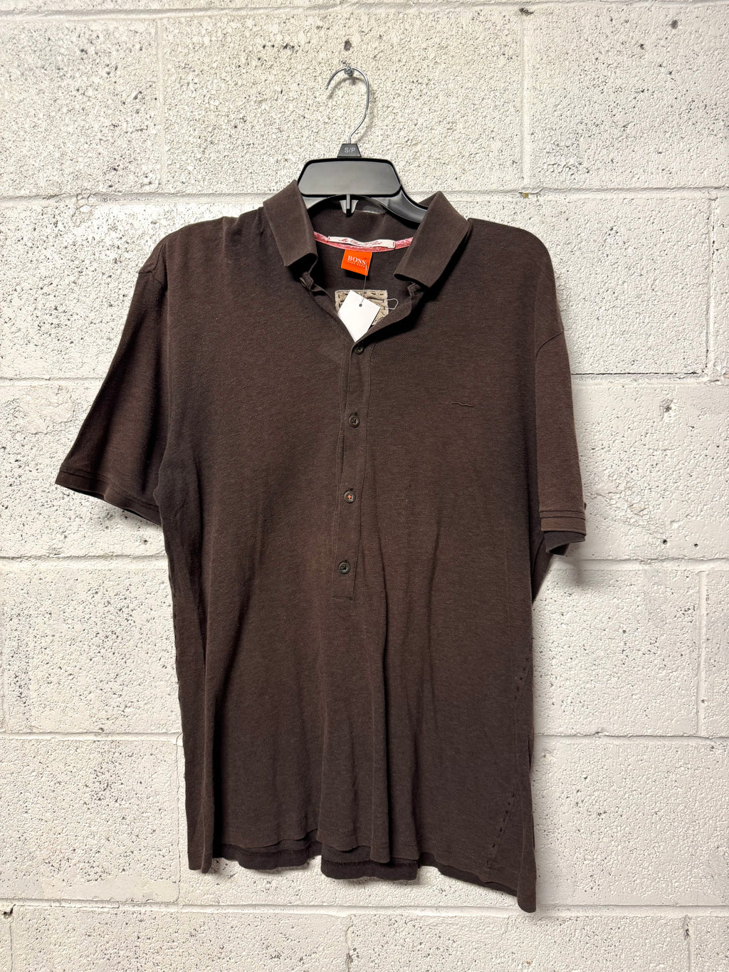 T-Shirt marron Hugo Boss