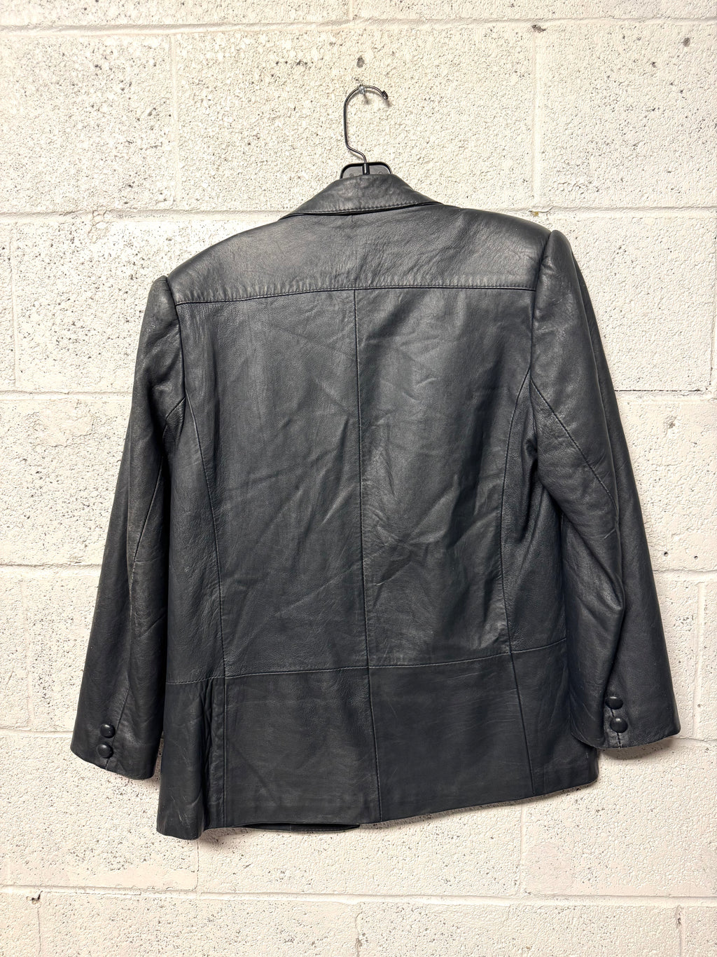 Blazer en Cuir Années 80