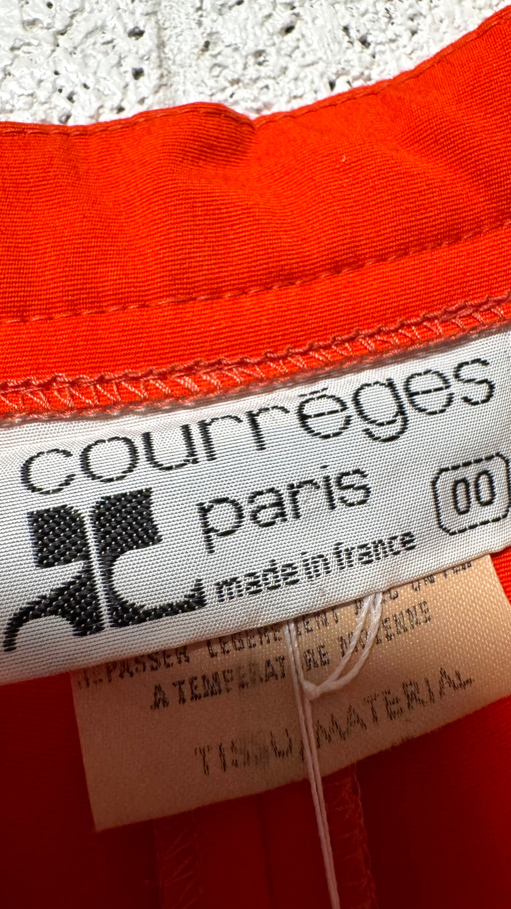 Pantalon rouge Courrèges