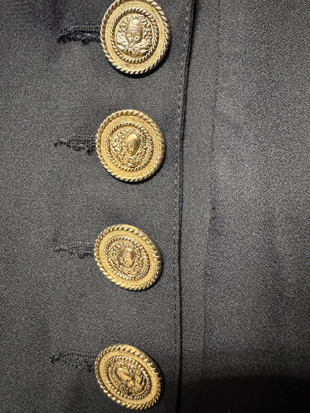 Robe noire broderie Mack Harold