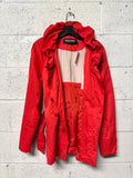 Manteau coupe vent rouge Beaumont Amsterdam