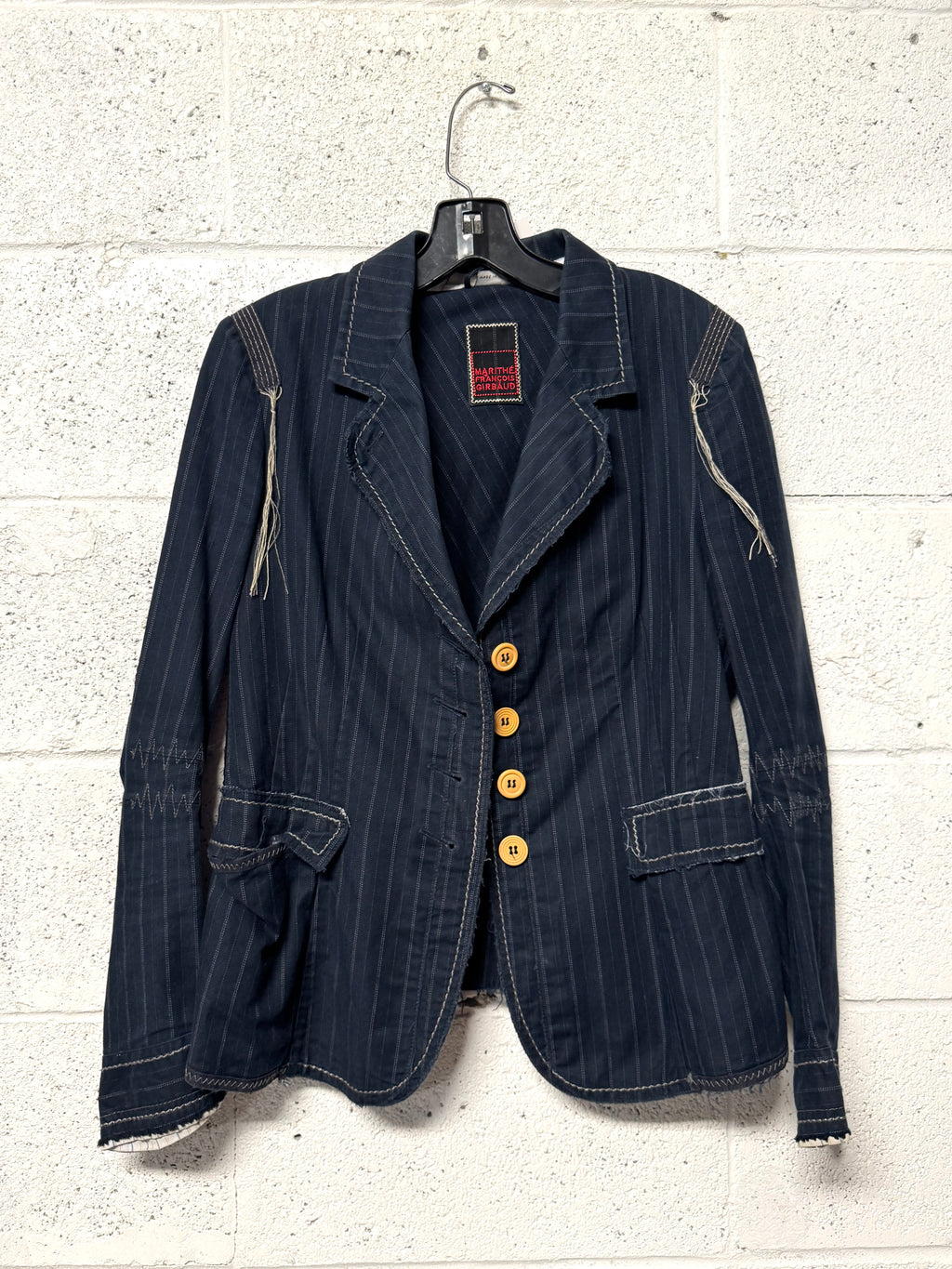 Veste en jean a rayure Y2K Marithé François Girbaud