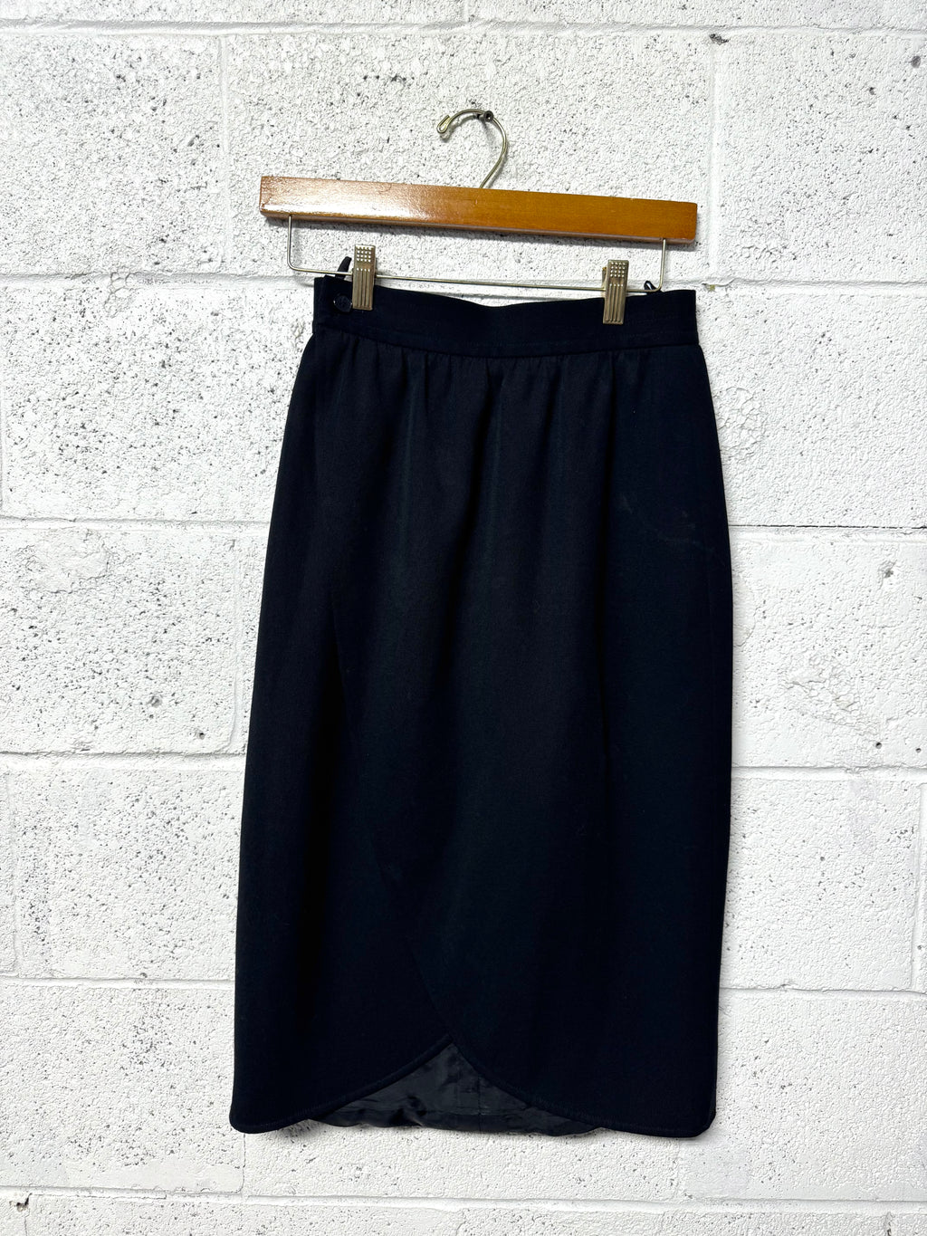 Jupe noir Saint Laurent Rive Gauche