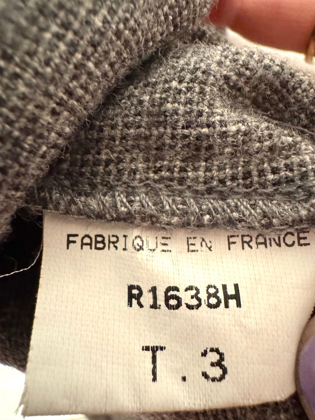 robe maternité manche courte grise Sandro