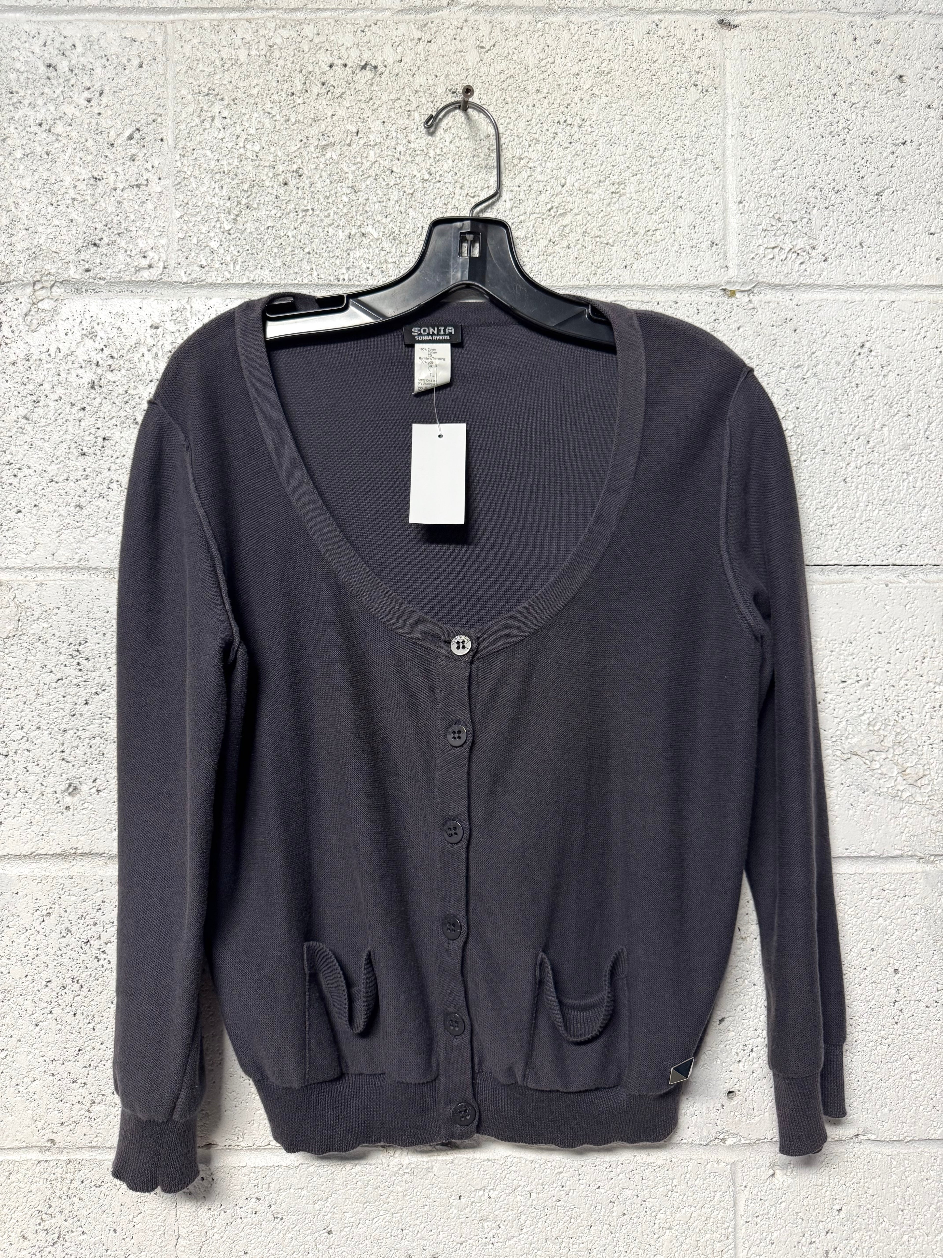 Gilet gris tricot Sonia Rykiel