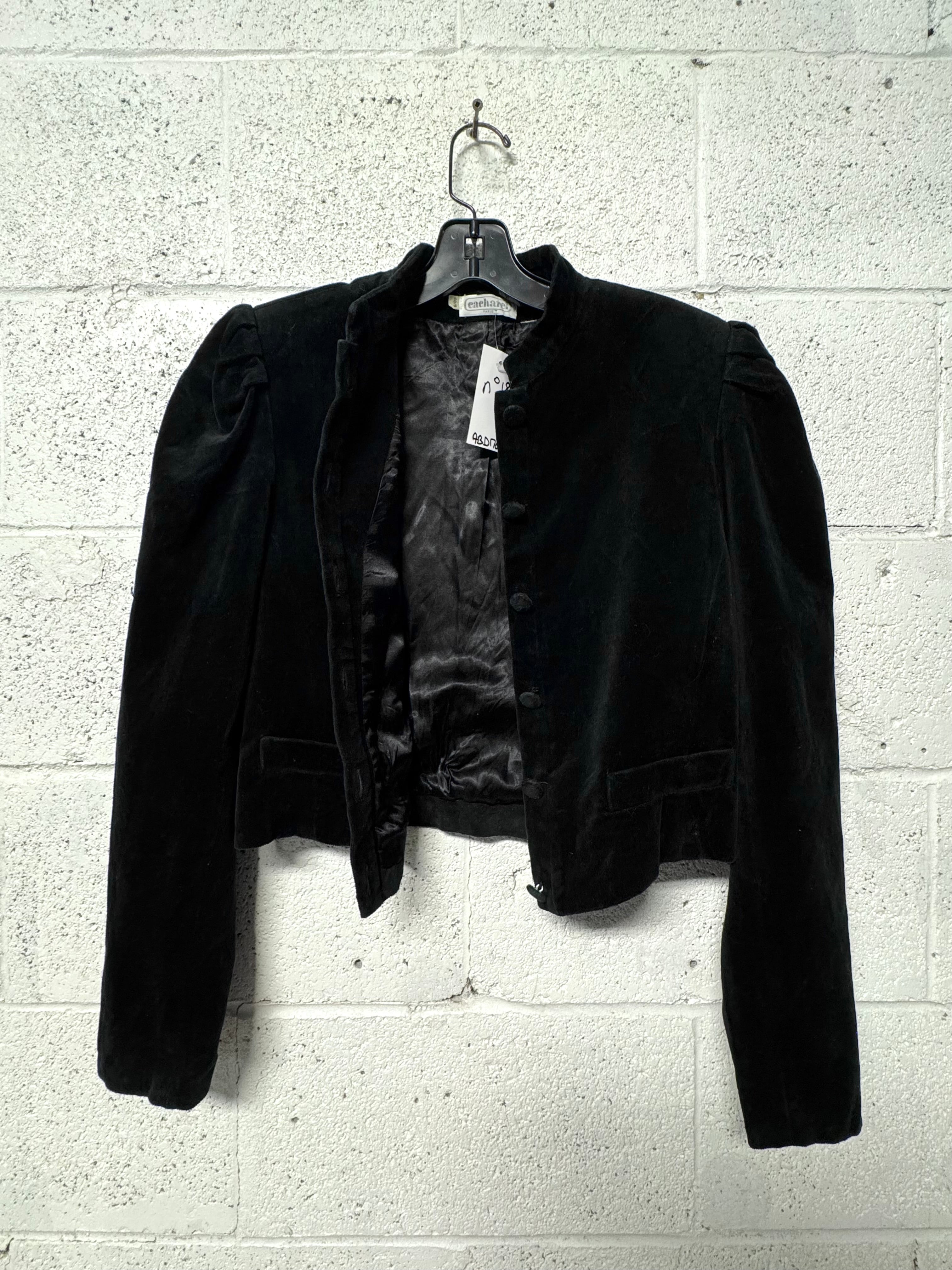 Veste velours noir Cacharel