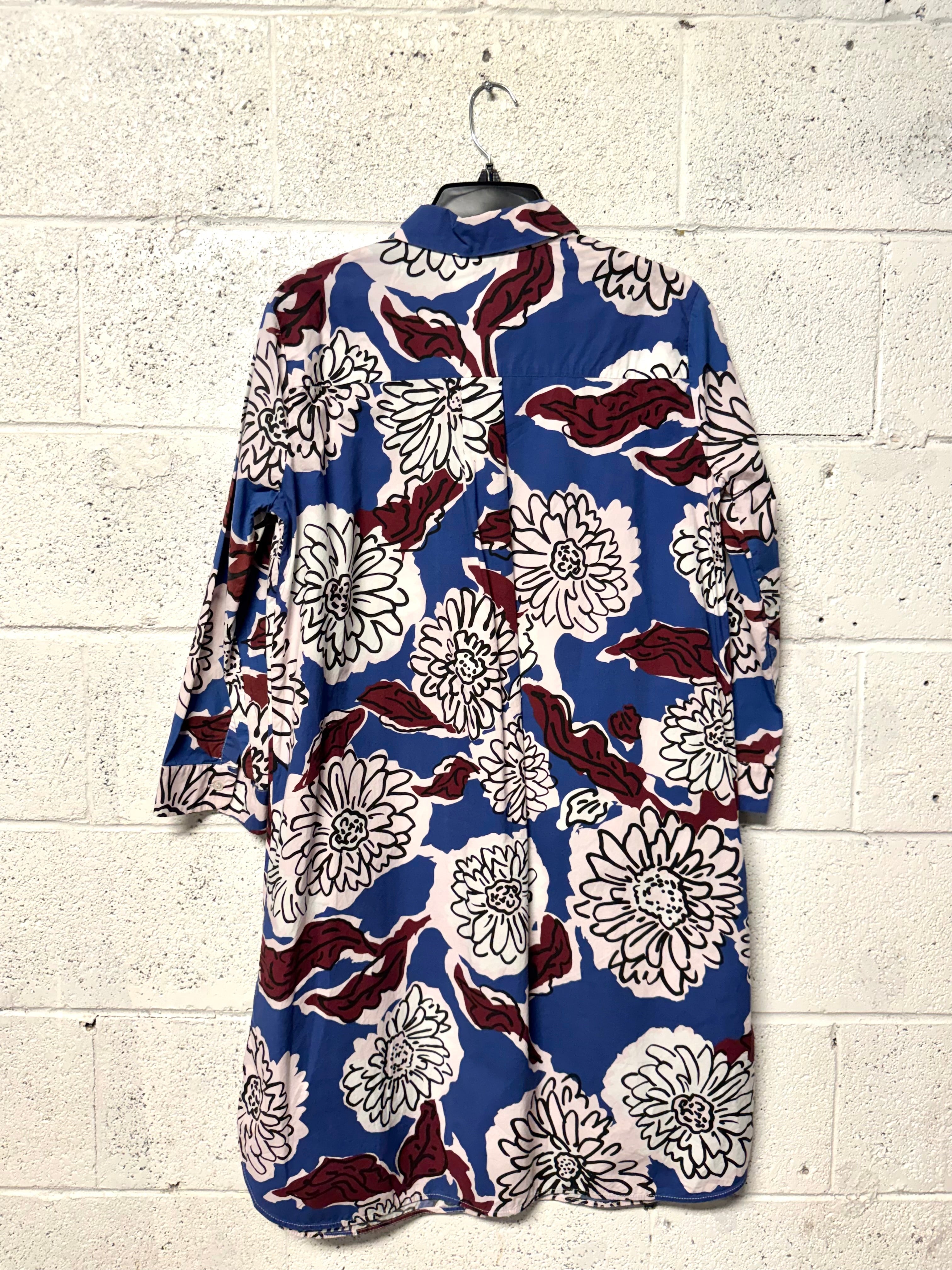 Robe imprimé fleur violet et bleu Weekend MaxMara