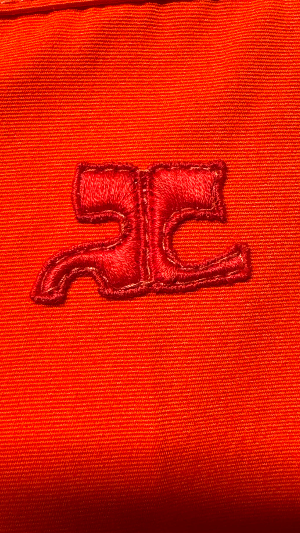 Pantalon rouge Courrèges
