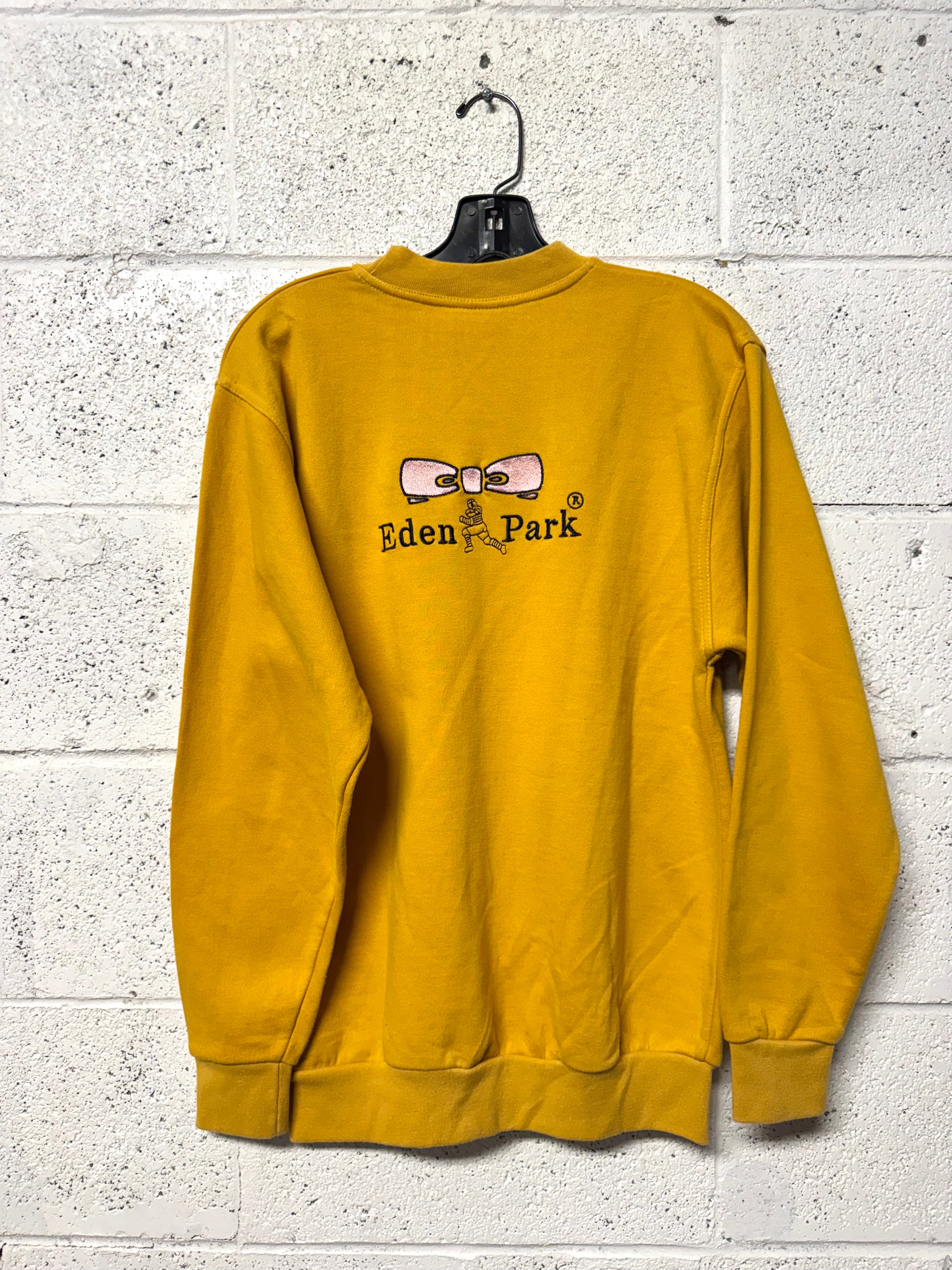 Coton ouaté jaune broderie dos Eden Park