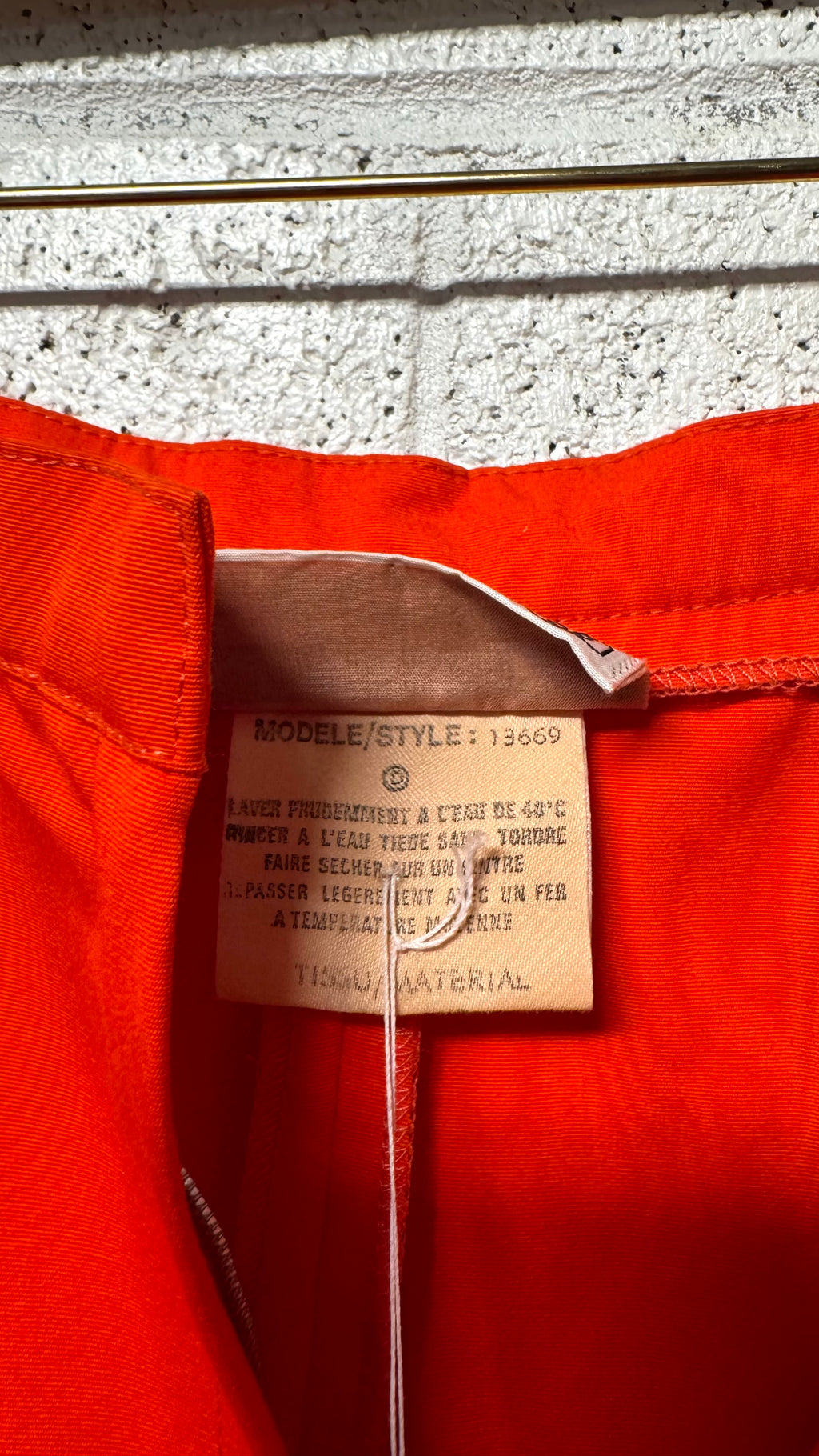 Pantalon rouge Courrèges