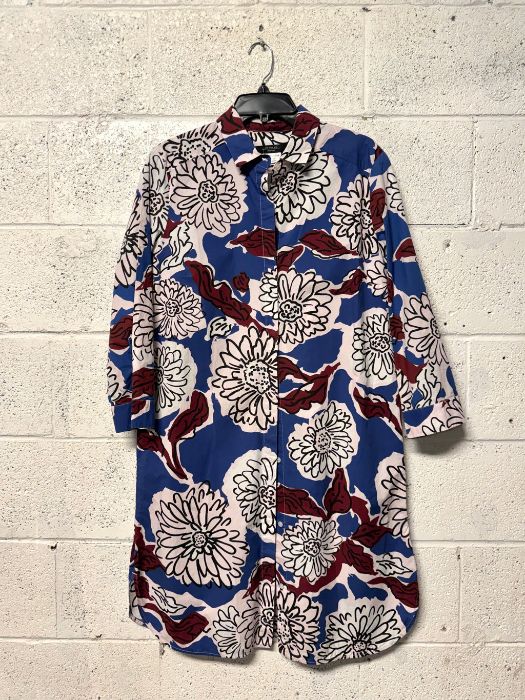 Robe imprimé fleur violet et bleu Weekend MaxMara
