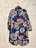 Robe imprimé fleur violet et bleu Weekend MaxMara