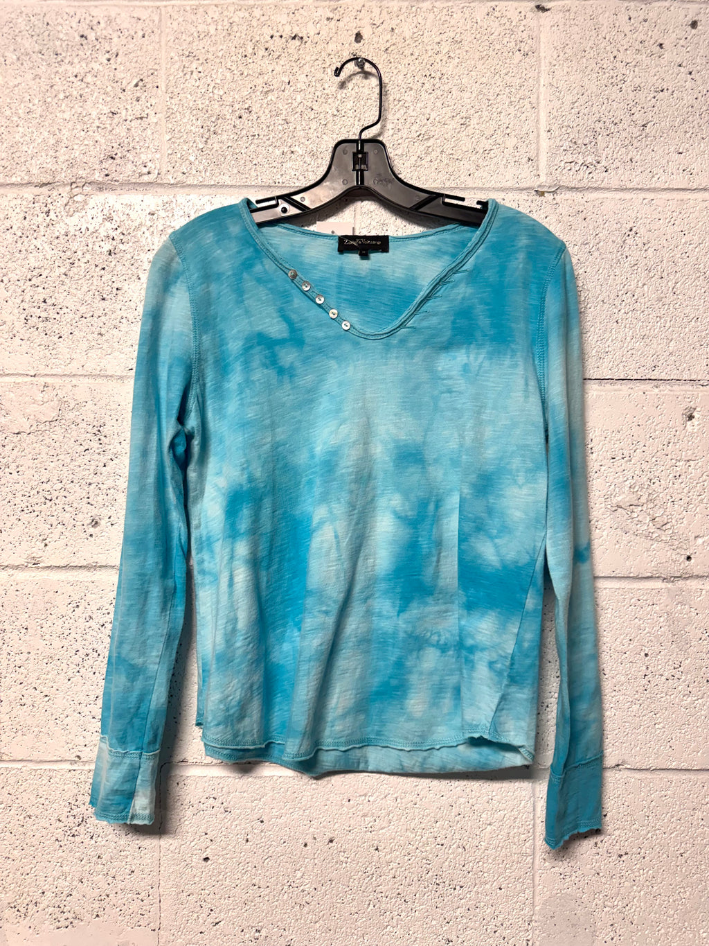 Manche longue effet tie and dye bleu Y2K Zadig & Voltaire