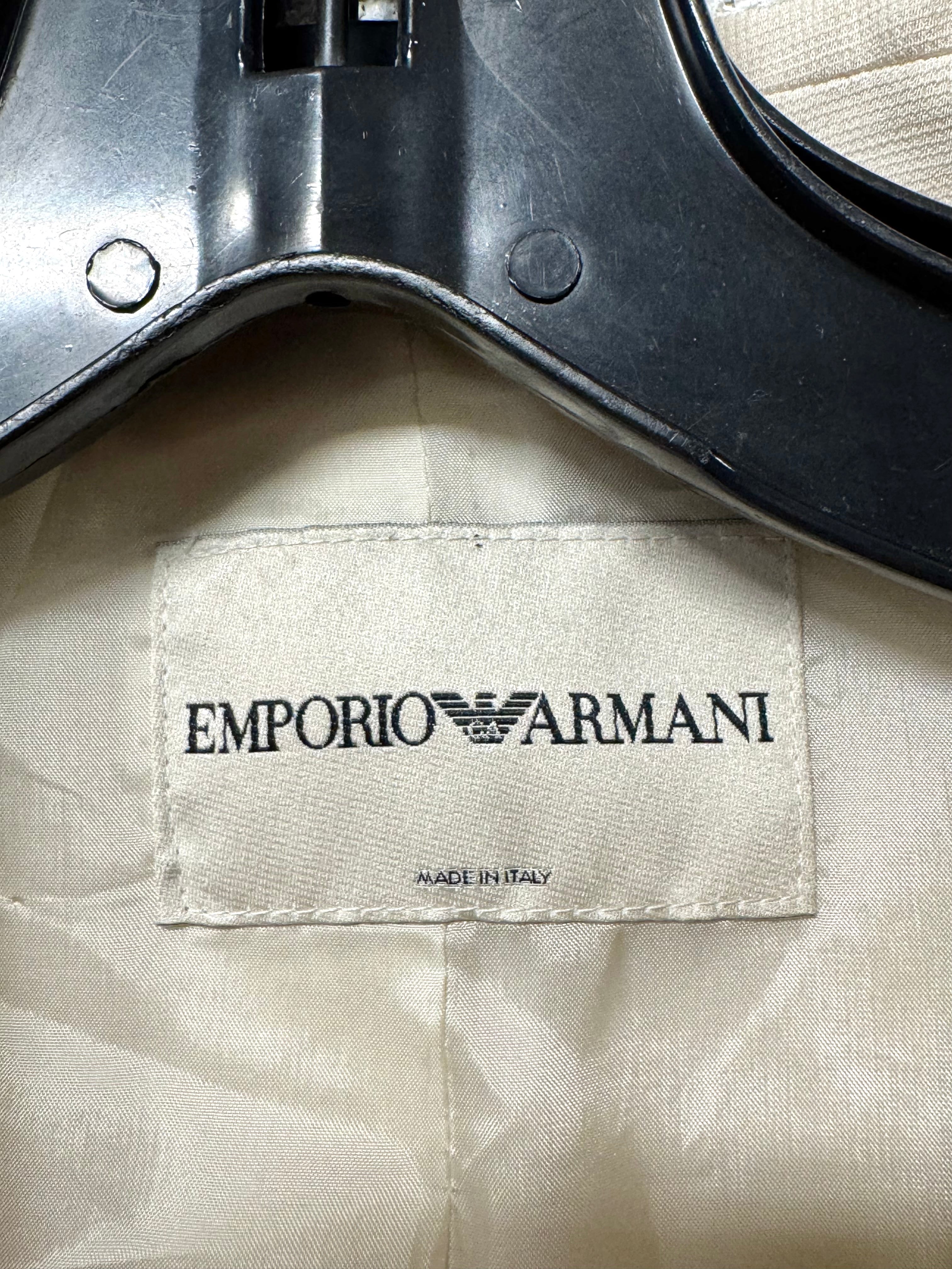 Veste blanc cassé Emporio Armani