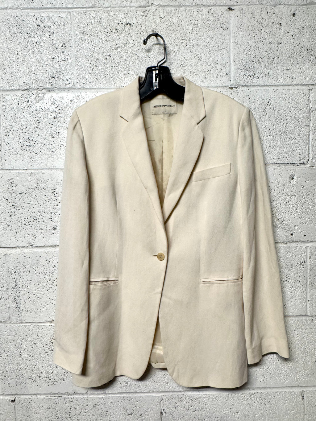 Veste blanc cassé Emporio Armani