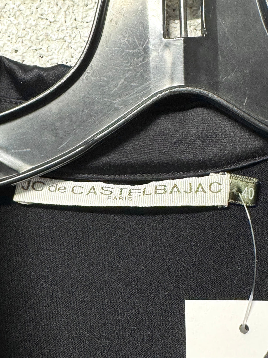 Top noir tricot JC de Castelbajac