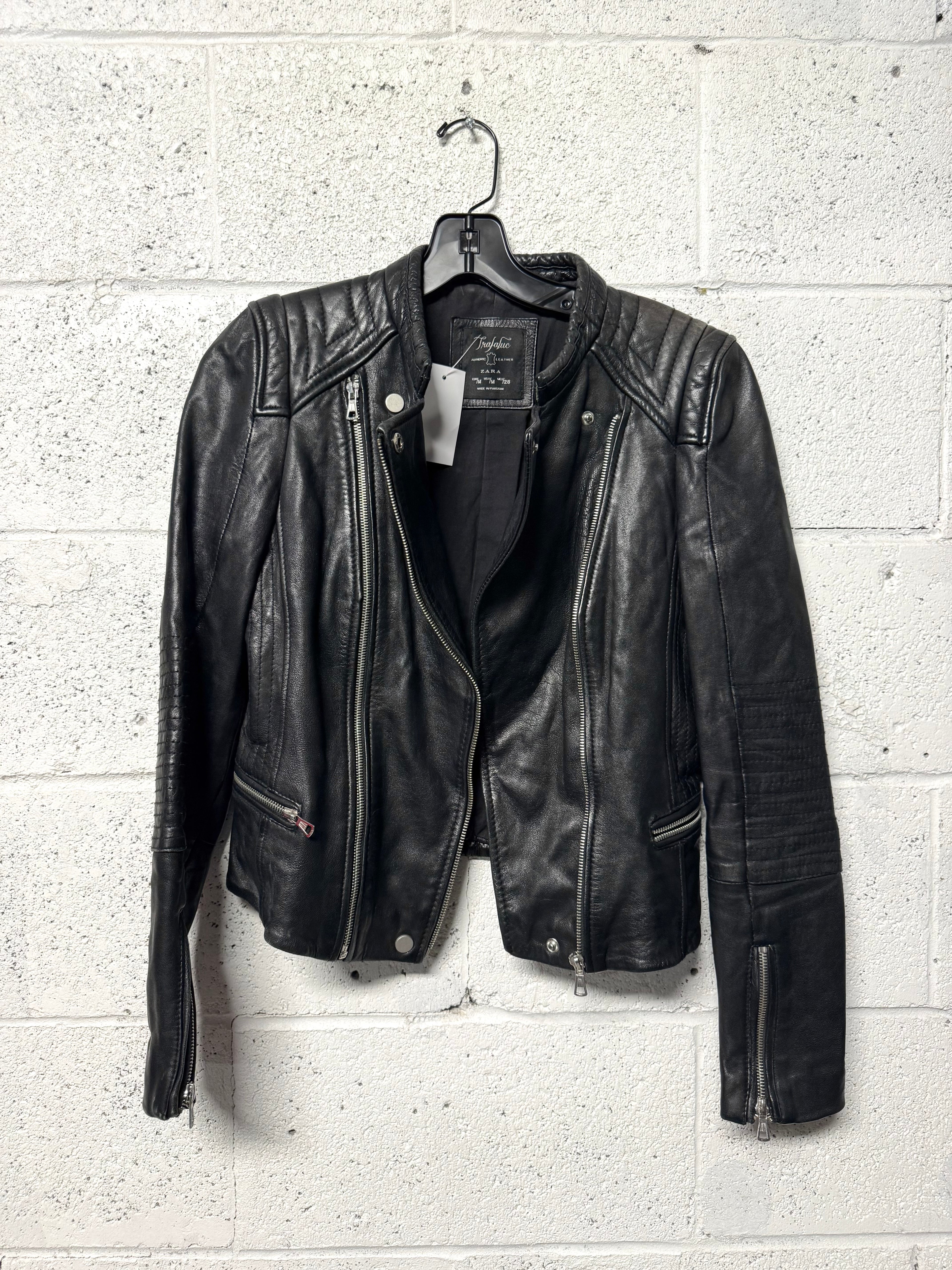 Veste en Cuir  Zara