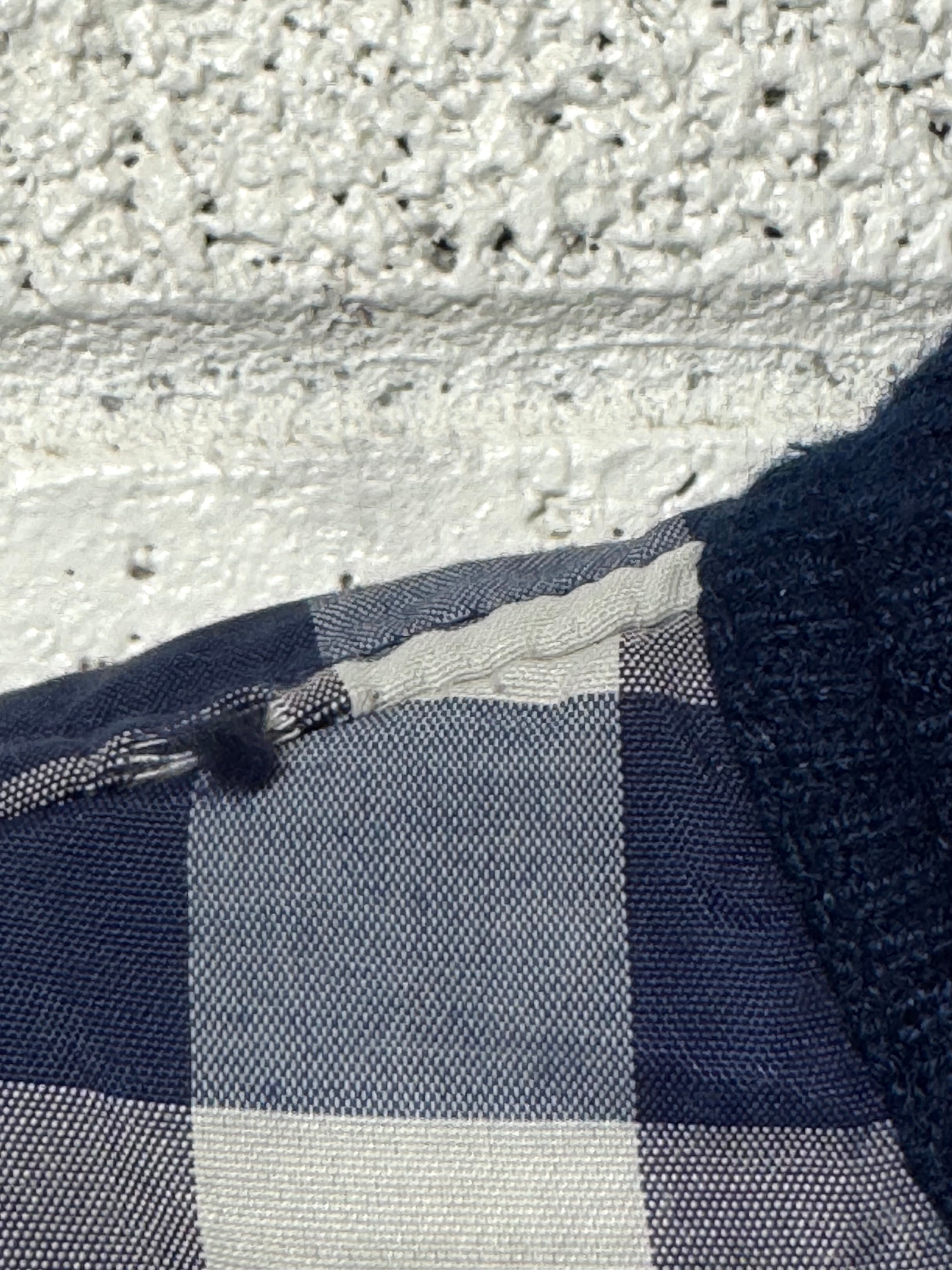 Blouson carreaux crop Courrèges