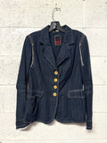 Veste en jean a rayure Y2K Marithé François Girbaud