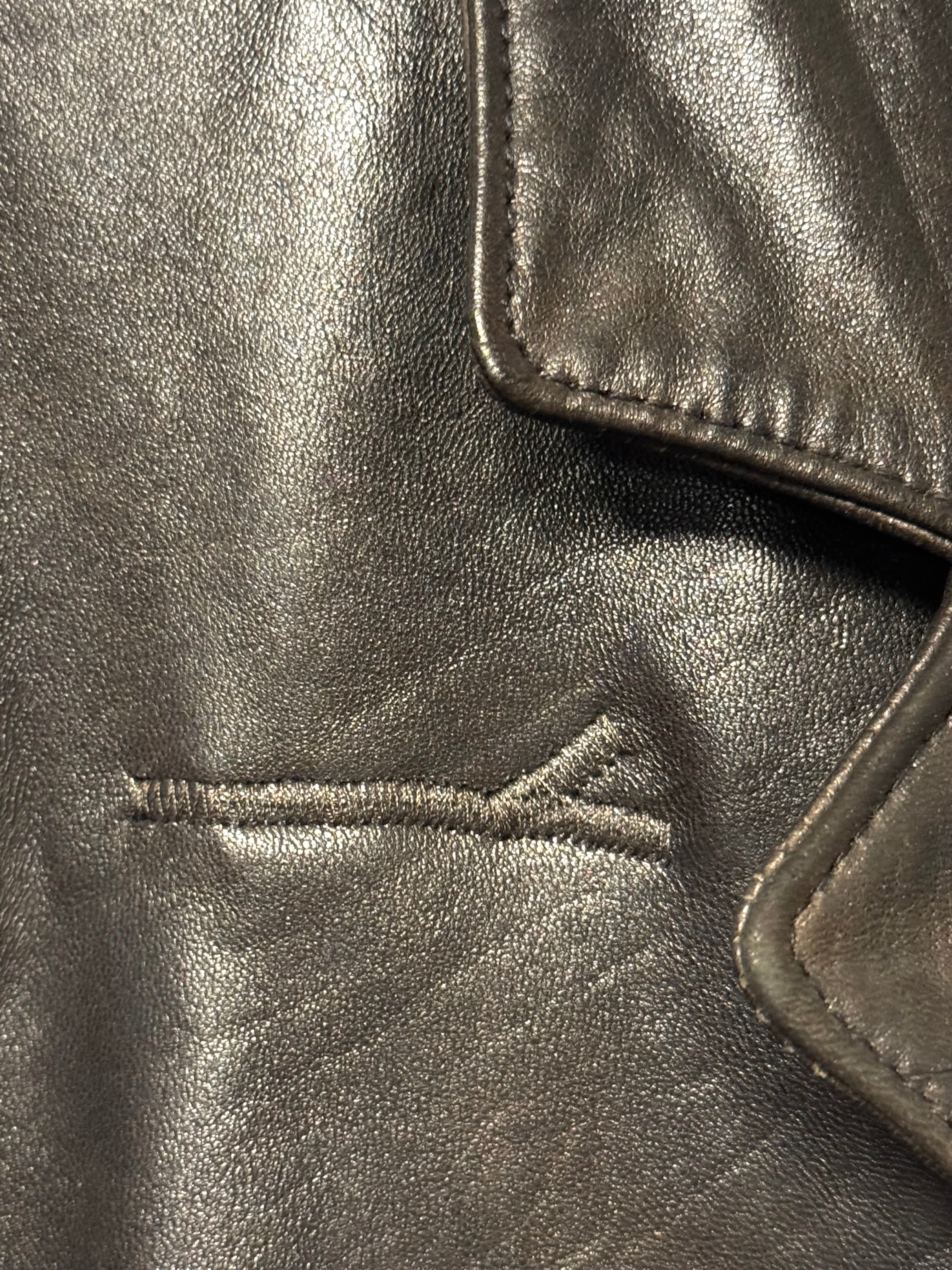 Veste en Cuir Aqua