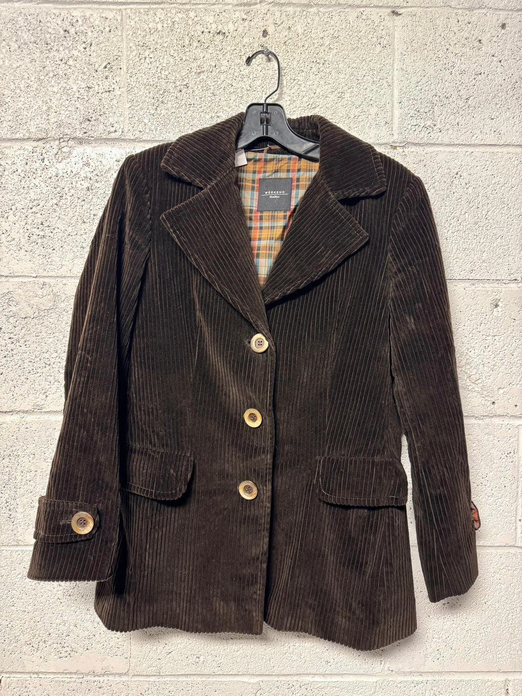Veste  corduroy Marron Weekend MaxMara