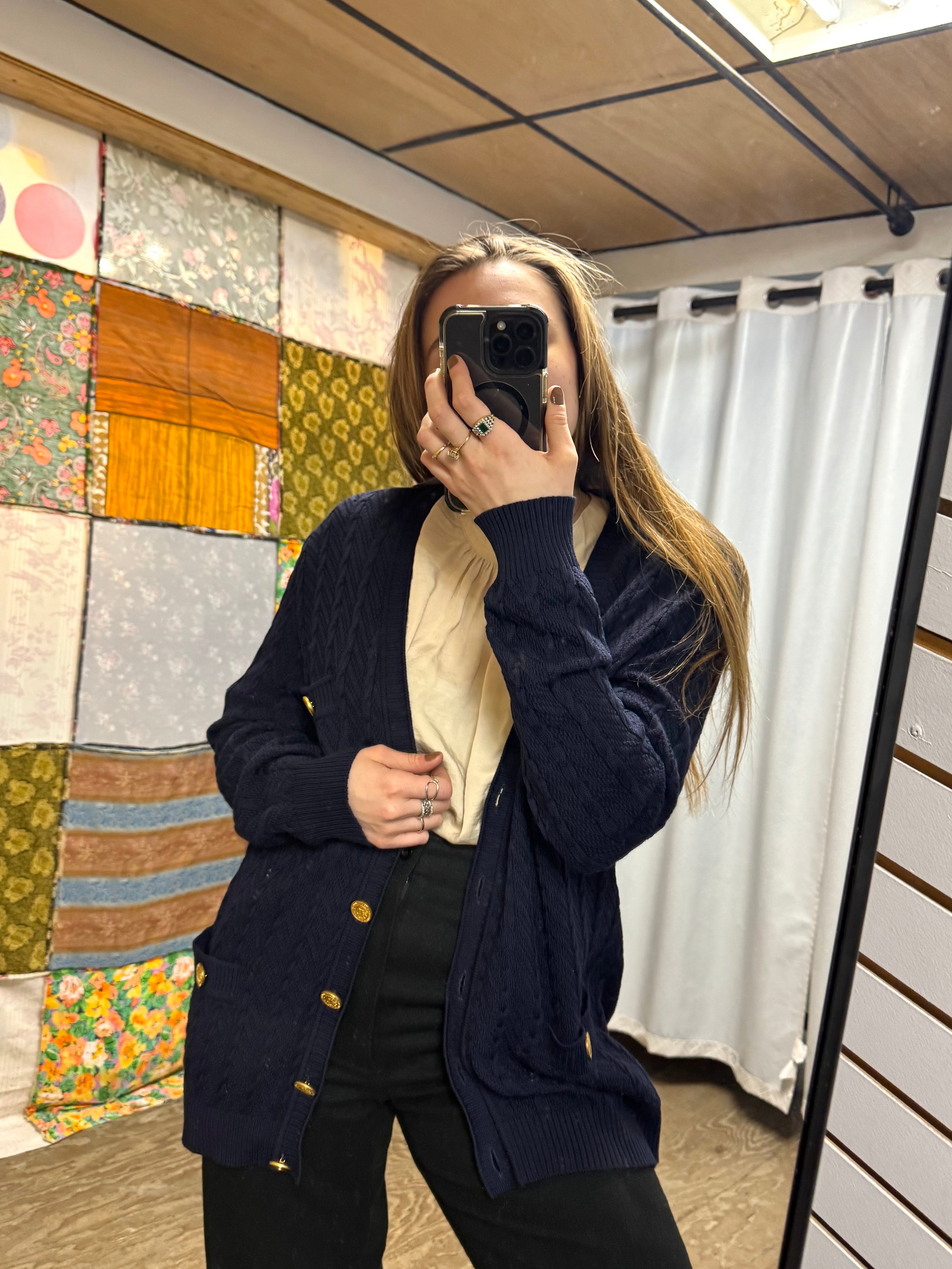 Gilet bleu marine Céline Paris