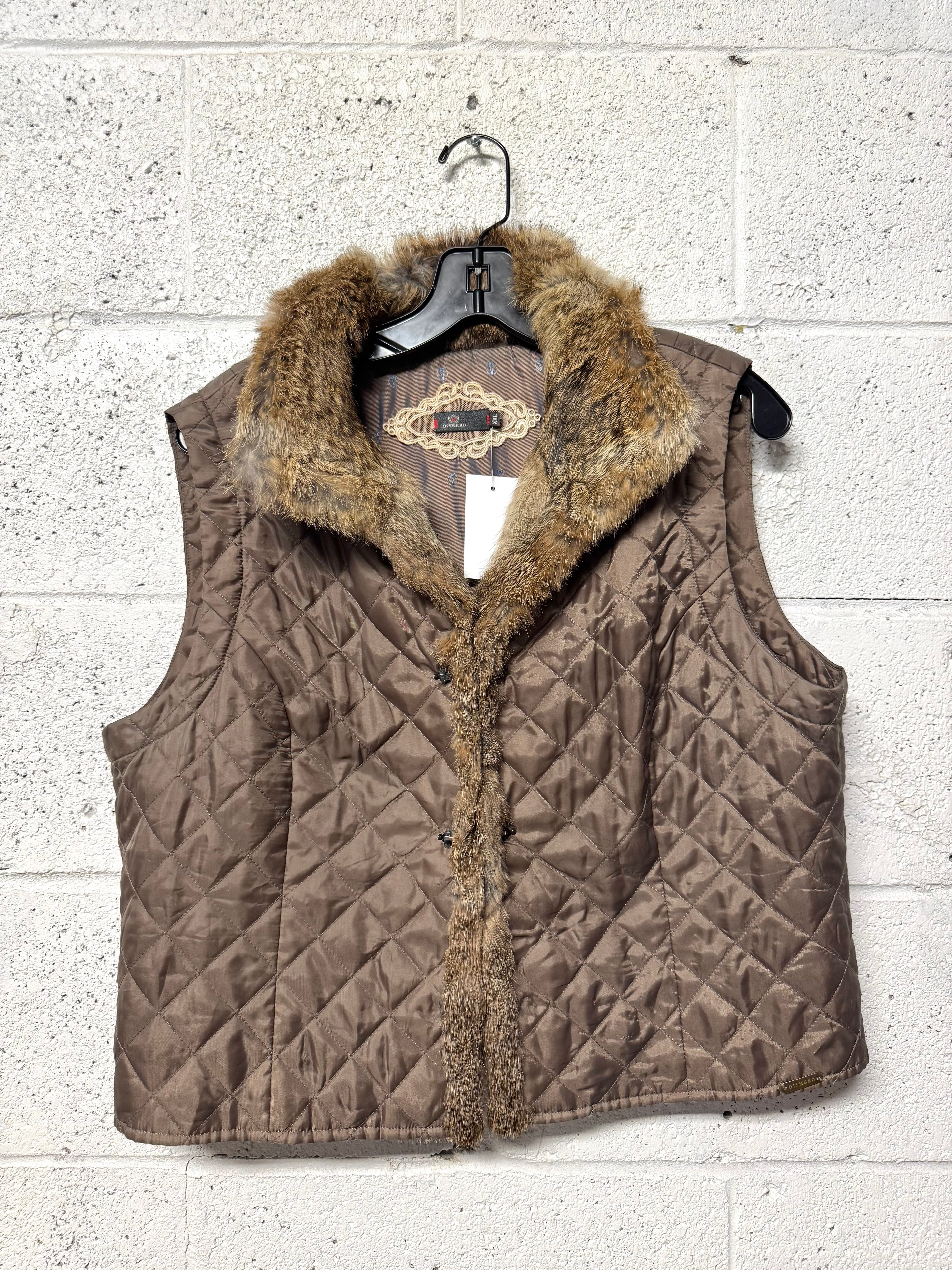 Gilet marron Dismero Y2K