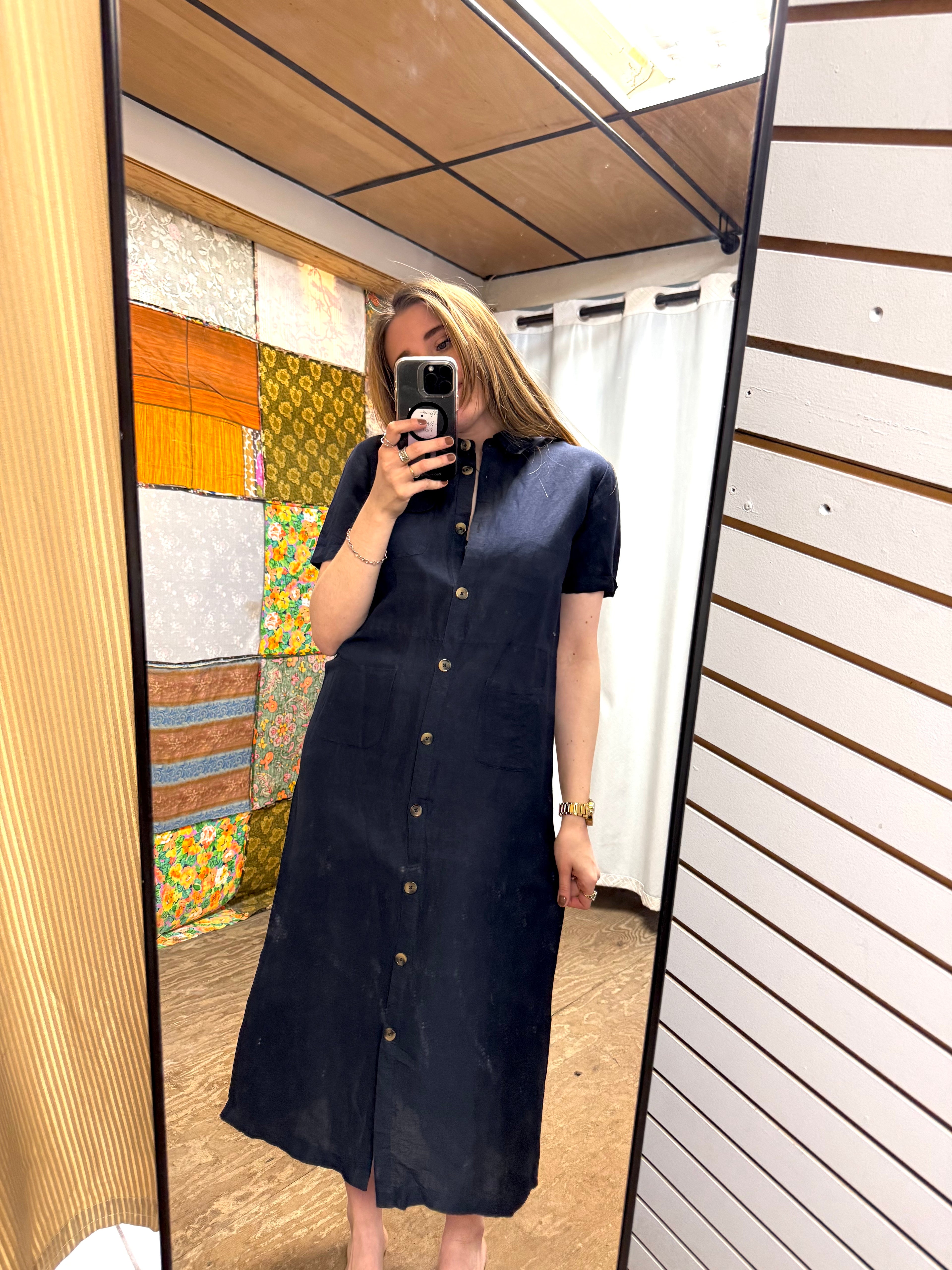 Robe Bleu Marine Jodhpur
