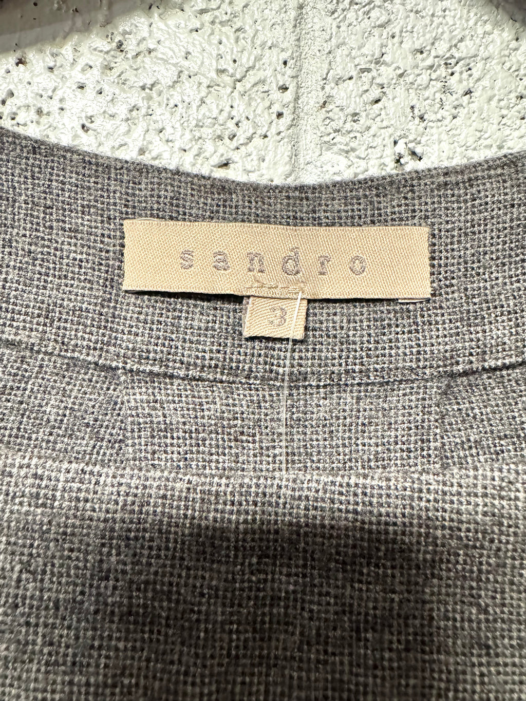 robe maternité manche courte grise Sandro