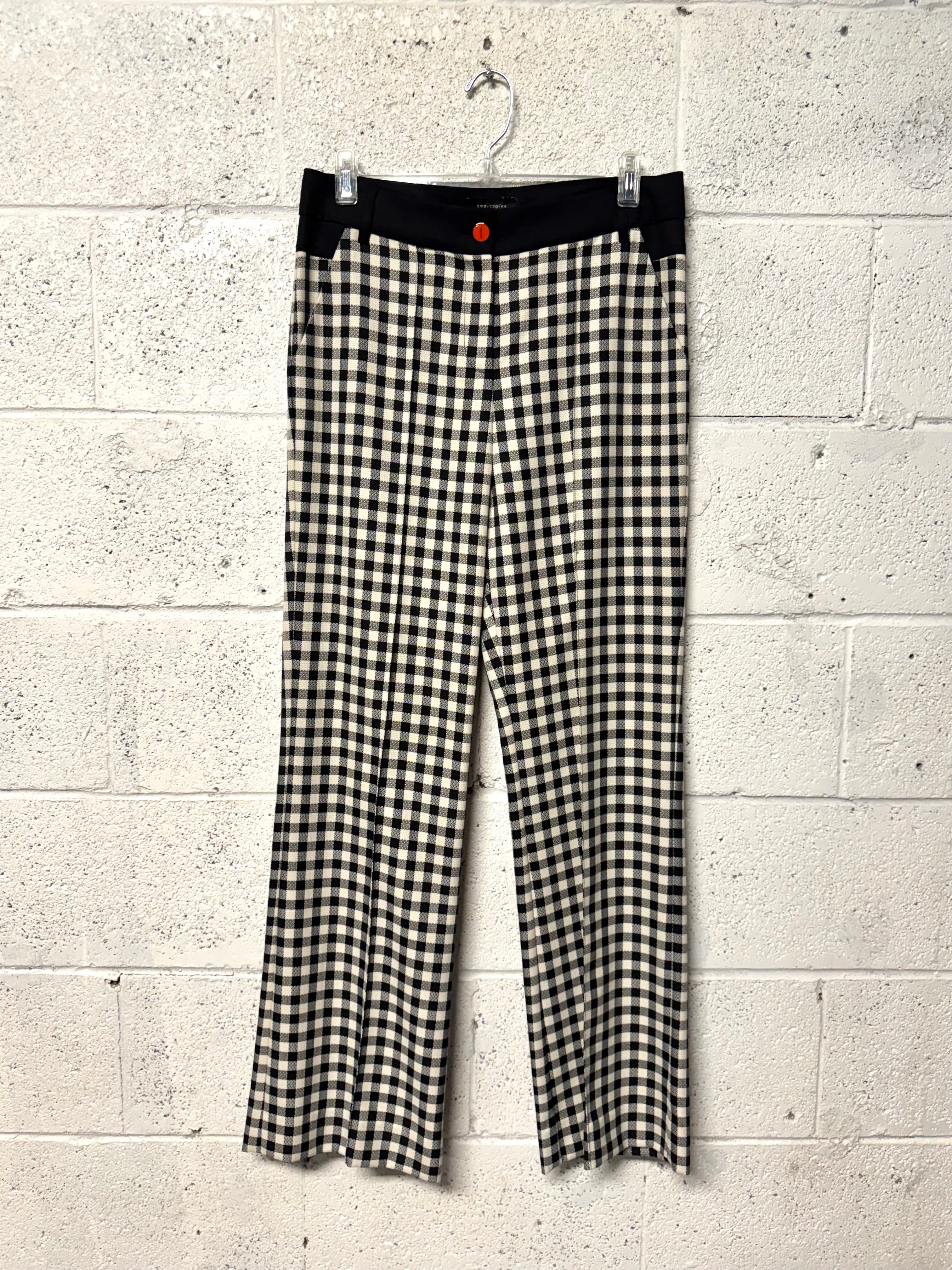 Pantalon chic vichi noir et blanc Cop Copine
