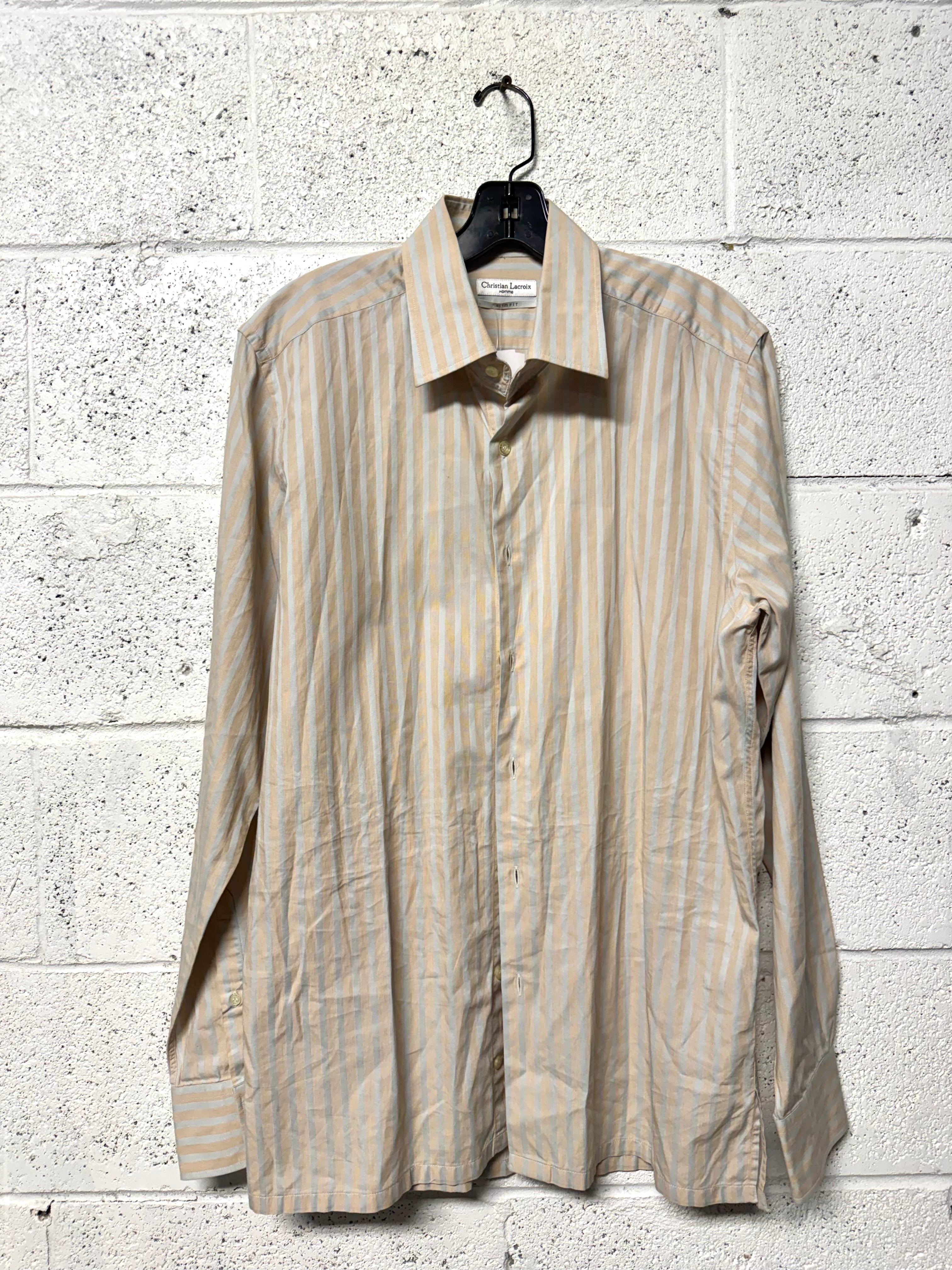 Chemise rayée bicolore Christian Lacroix Jeans