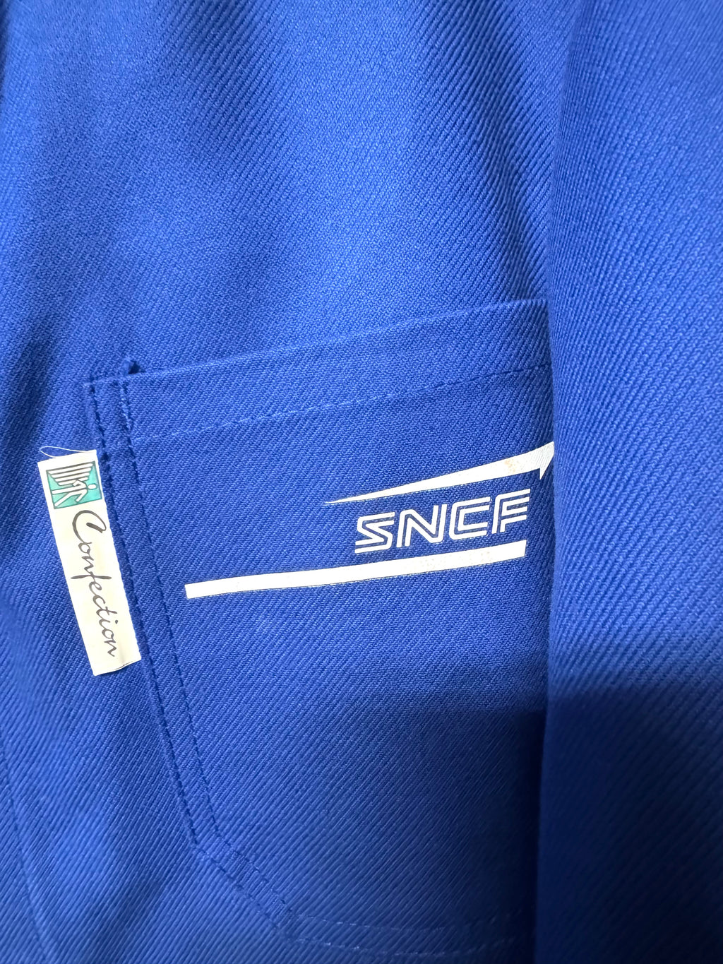 Veste bleu SNCF
