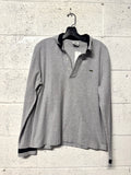 Manche longue gris coupe slim fit Lacoste