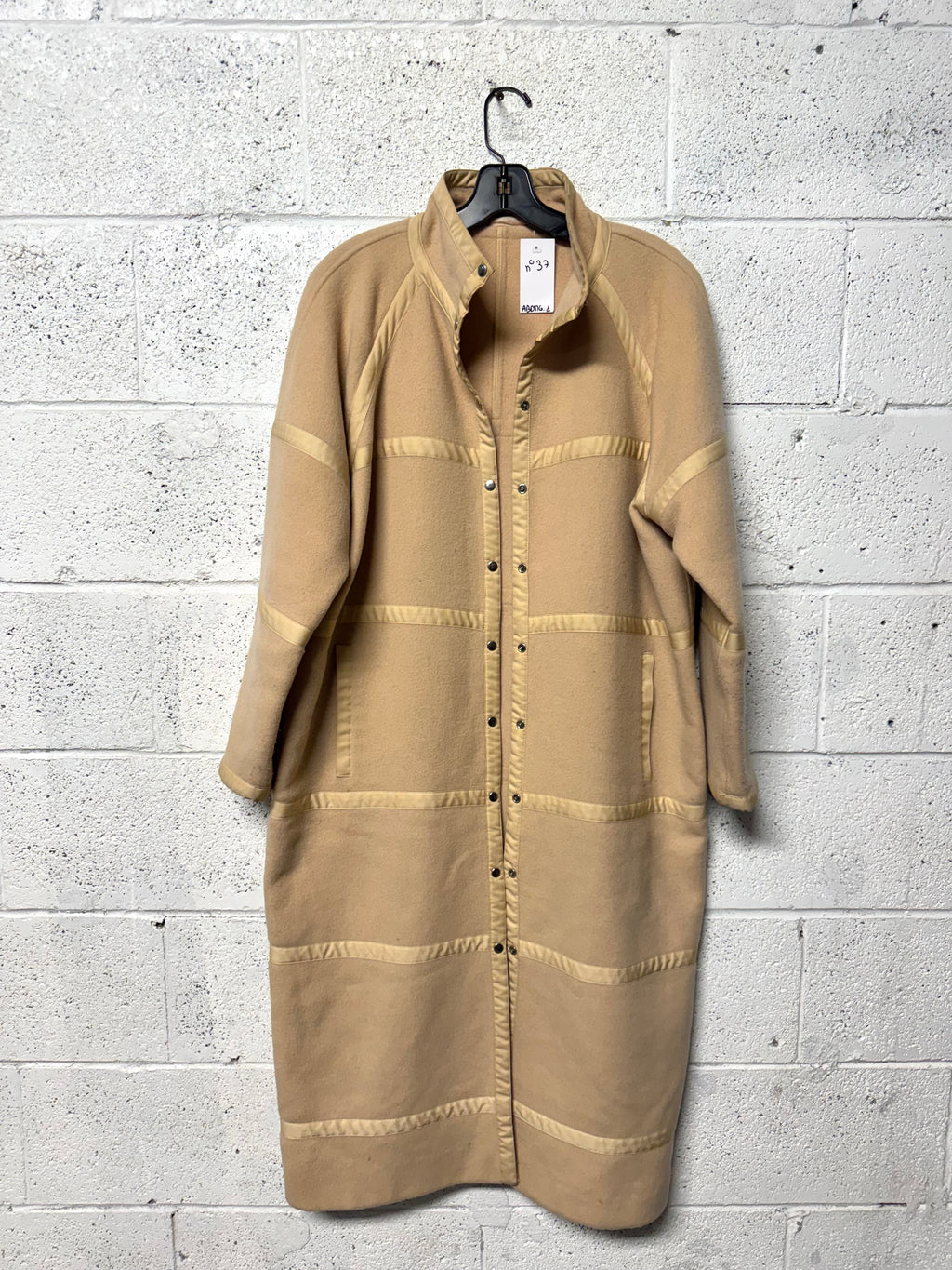 Manteau beige long hiver