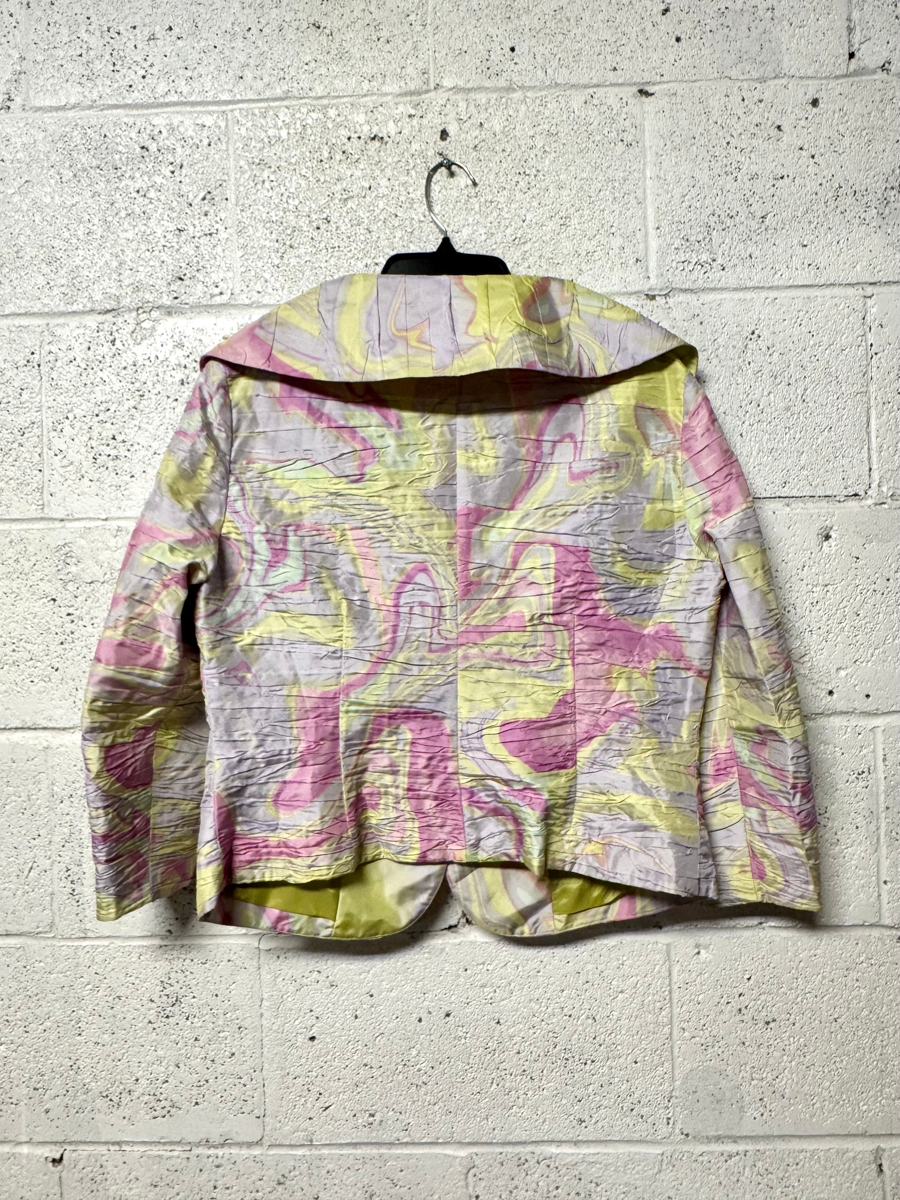 Veste courte été imrpimé fleuri pastel multicolore Renato Puccini