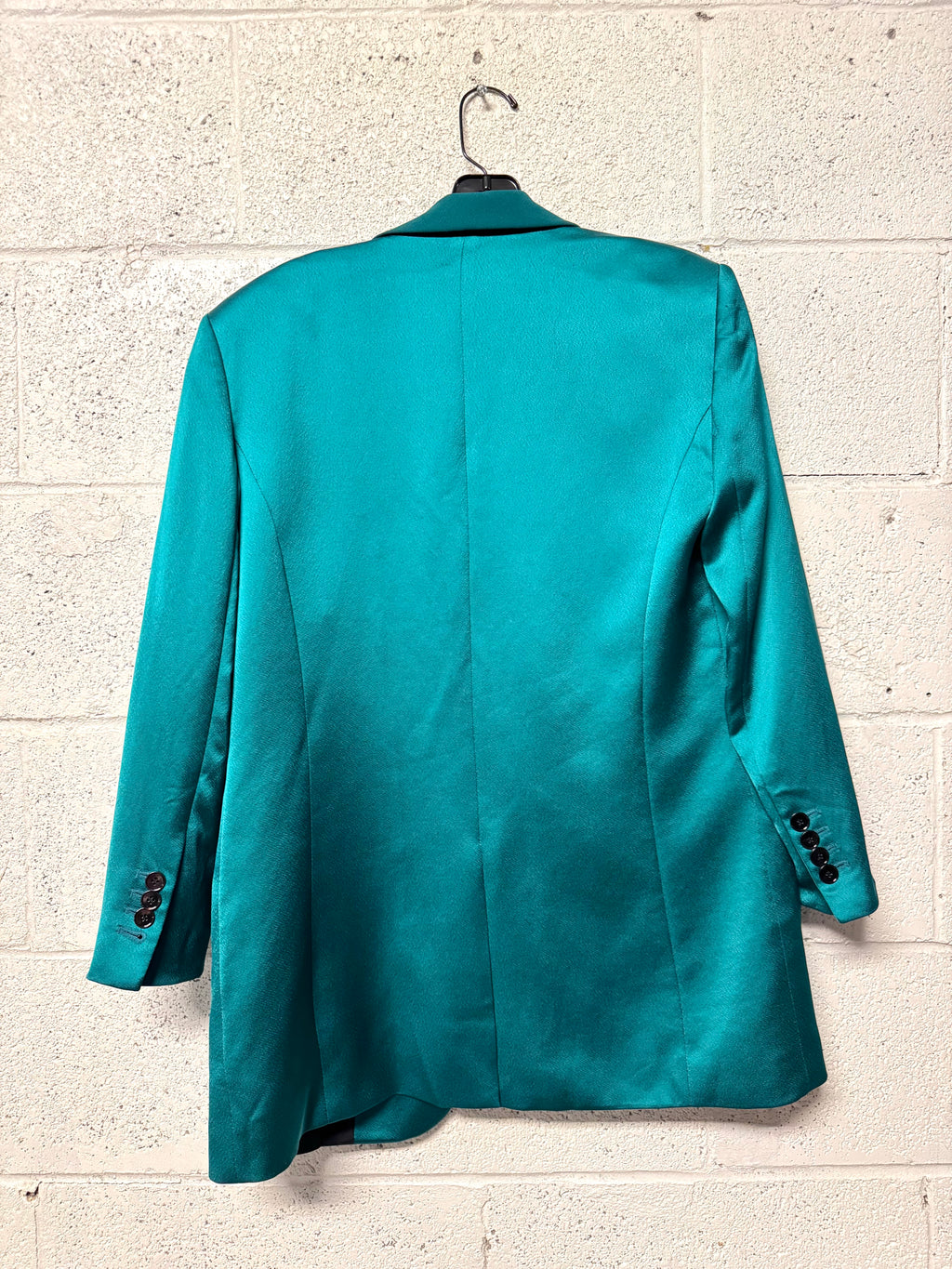Veste de costume vert irisé The Kooples
