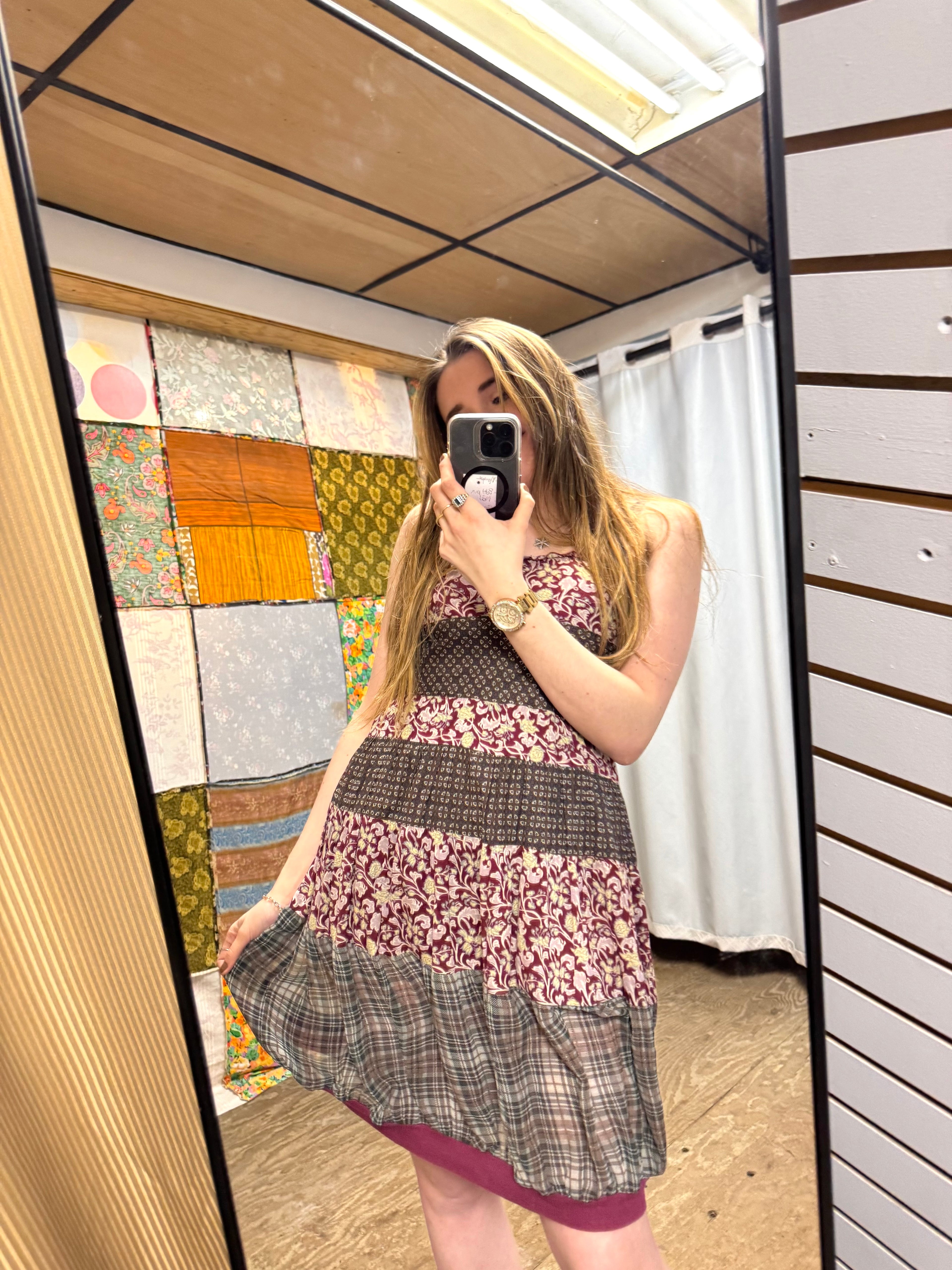 Robe Cop Copine à Motifs