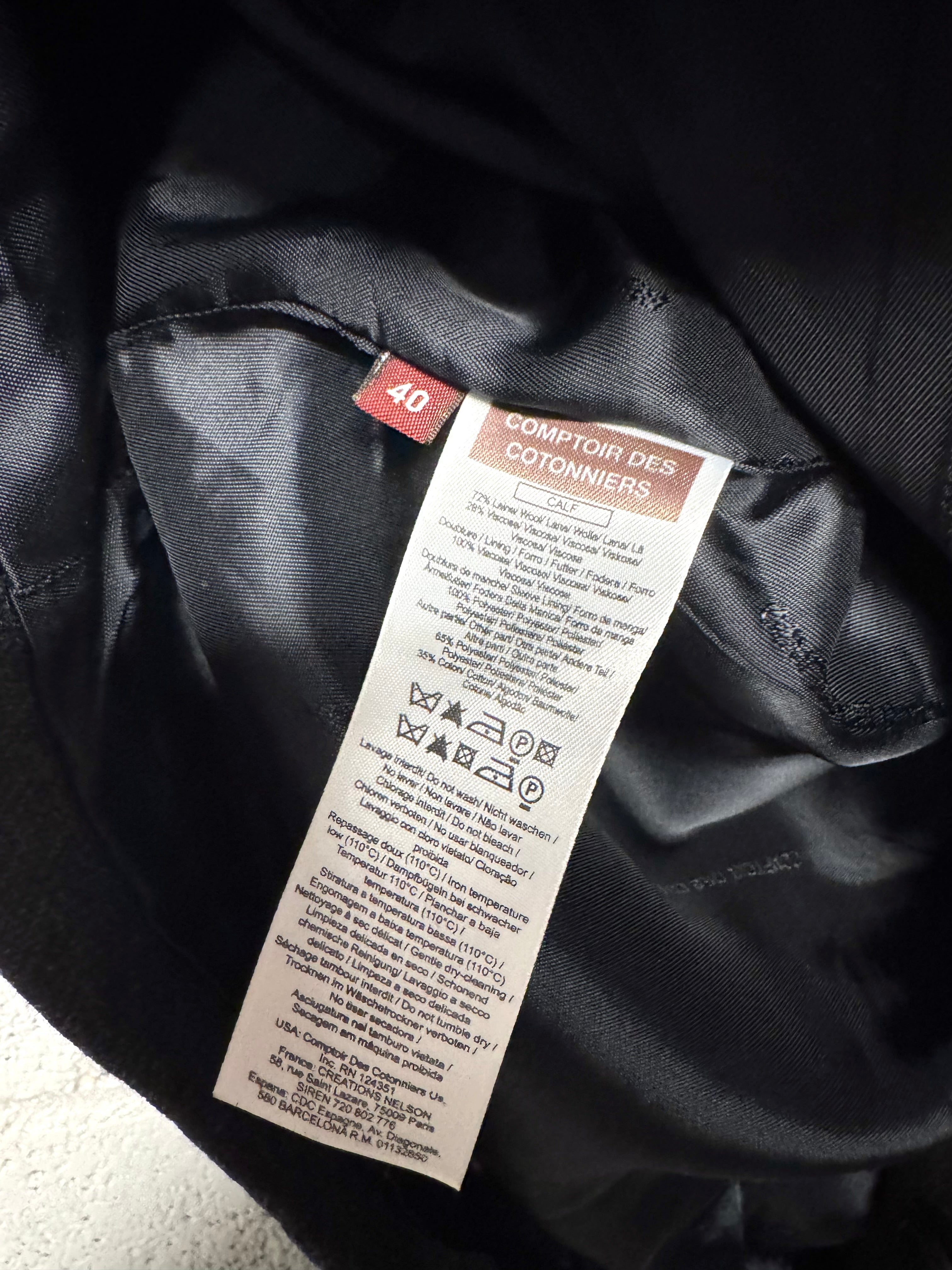 Veste courte grise moucheté Comptoir des cotonniers