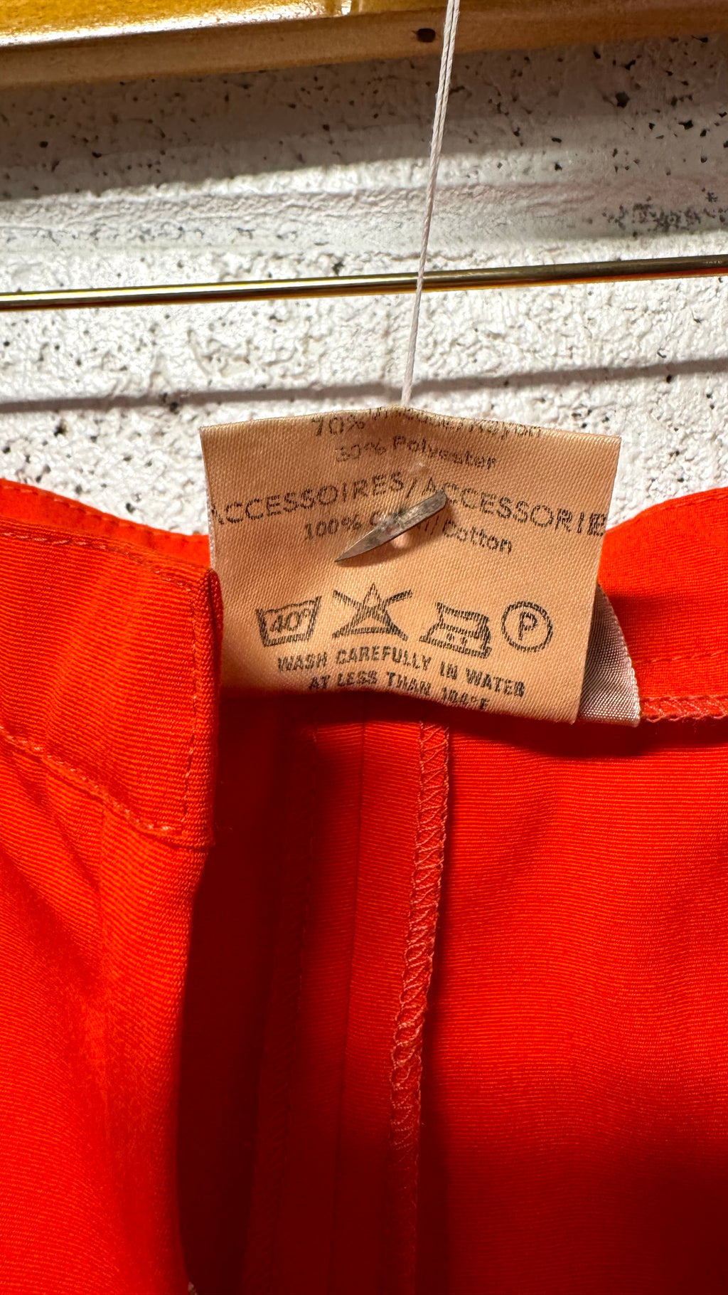 Pantalon rouge Courrèges