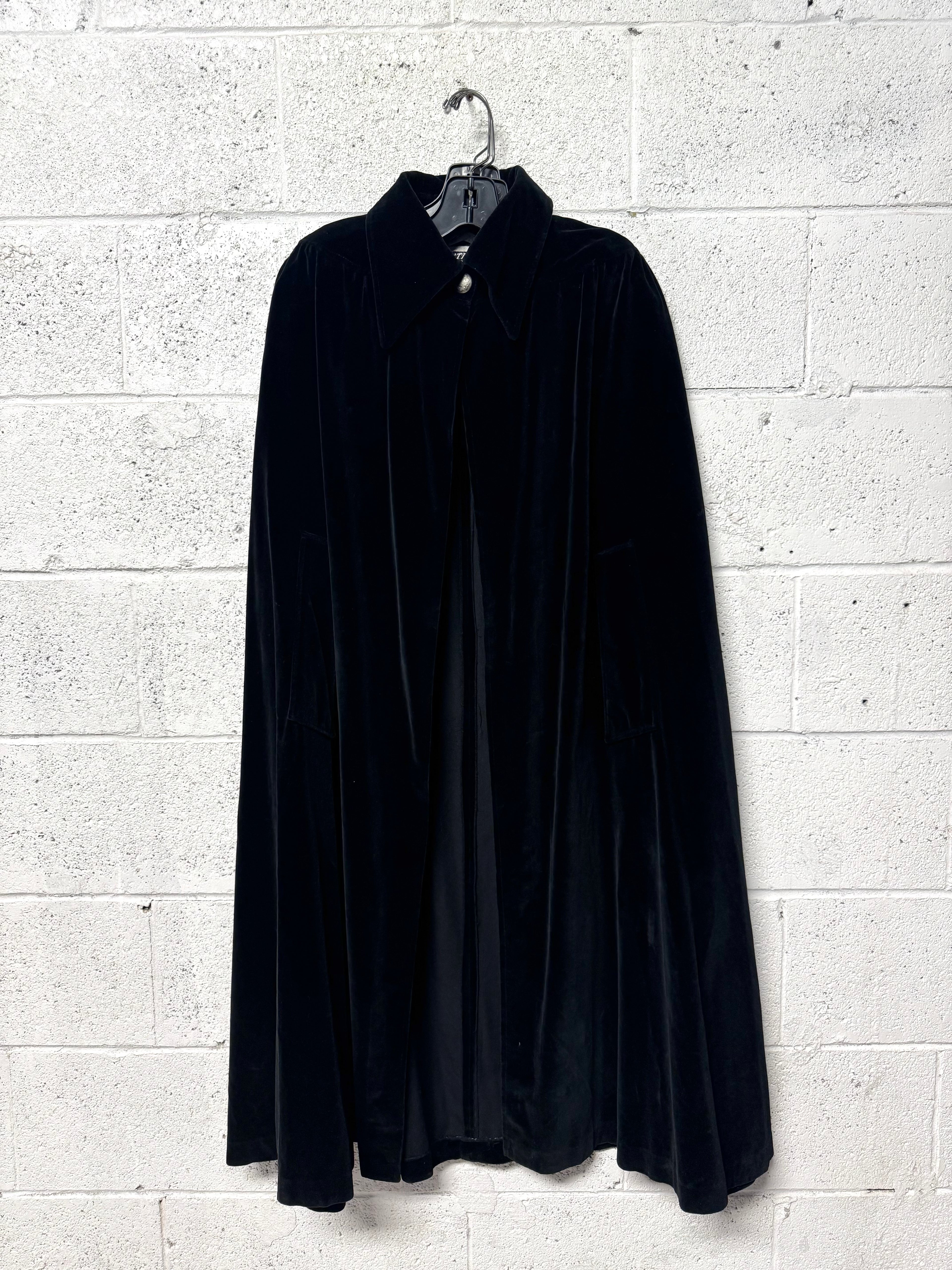 Cape velours noir O’trio