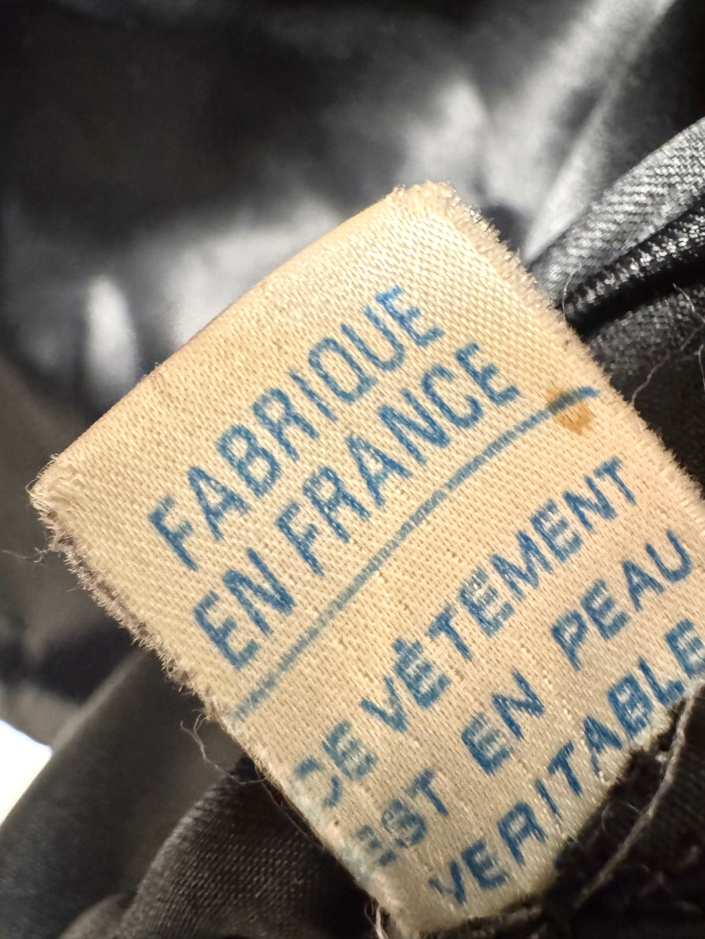 Veste en Cuir Made in France