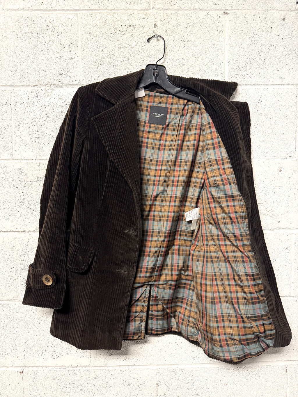 Veste  corduroy Marron Weekend MaxMara