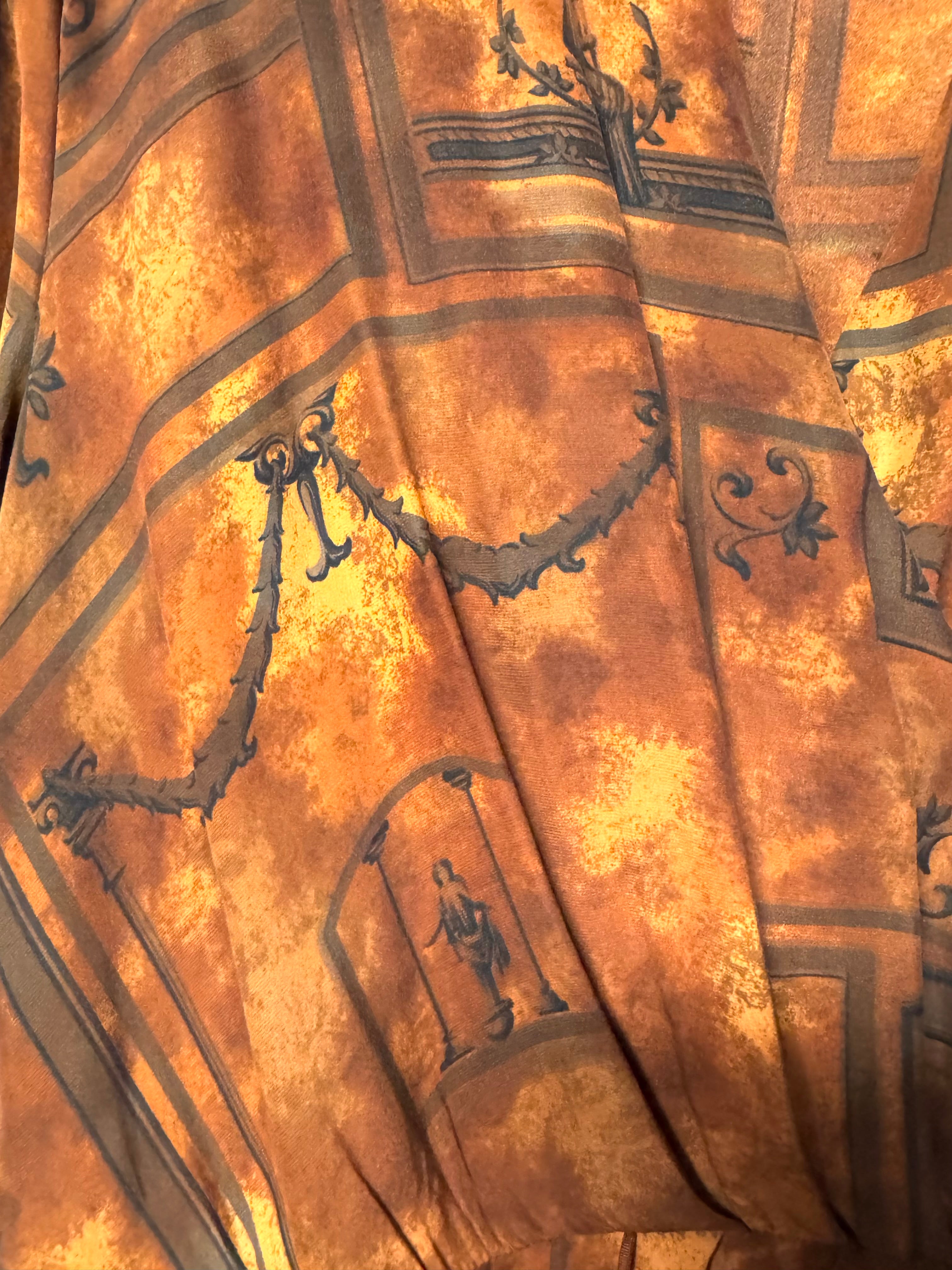 Robe Imprimé baroque marron Louis Féraud